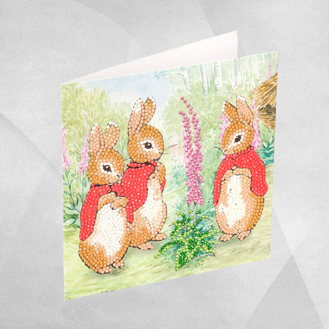 Craft Buddy Beatrix Potter  18x18cm Crystal Art Card- various characters
