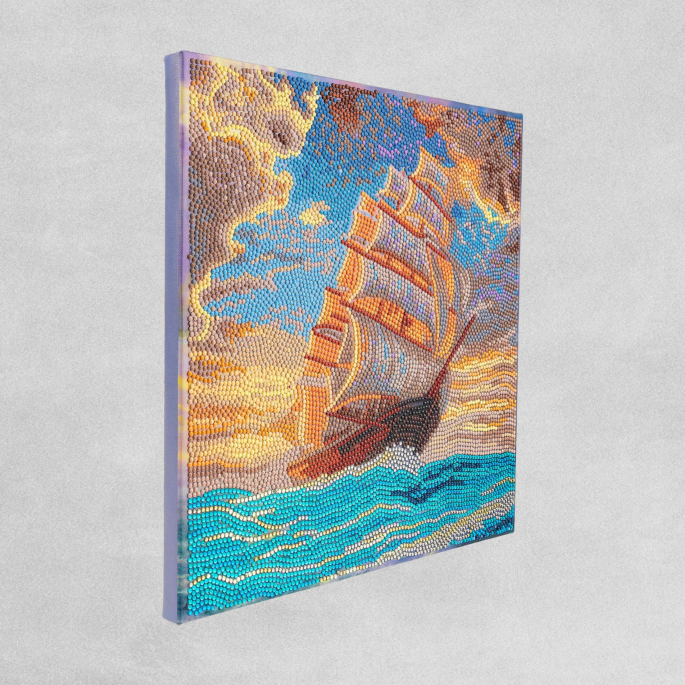 Craft Buddy Crystal Art Framed Canvas Kit Courageous Voyage