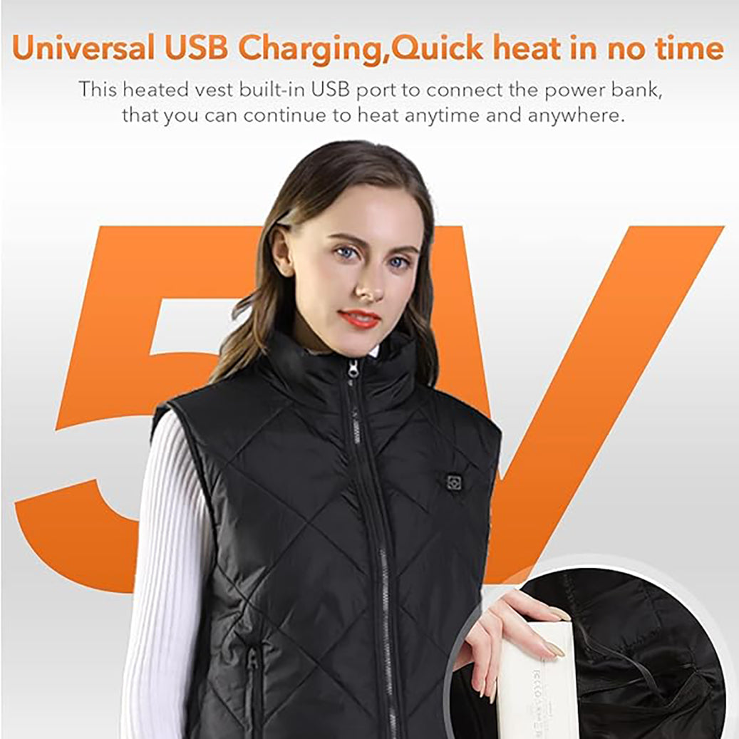 Men's USB Heated Vest / Gilet - XXL