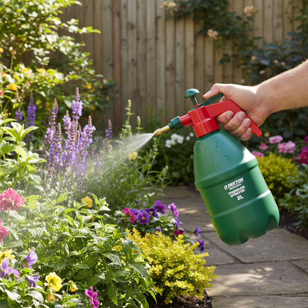 Dekton 2L Garden Pressure Sprayer Green