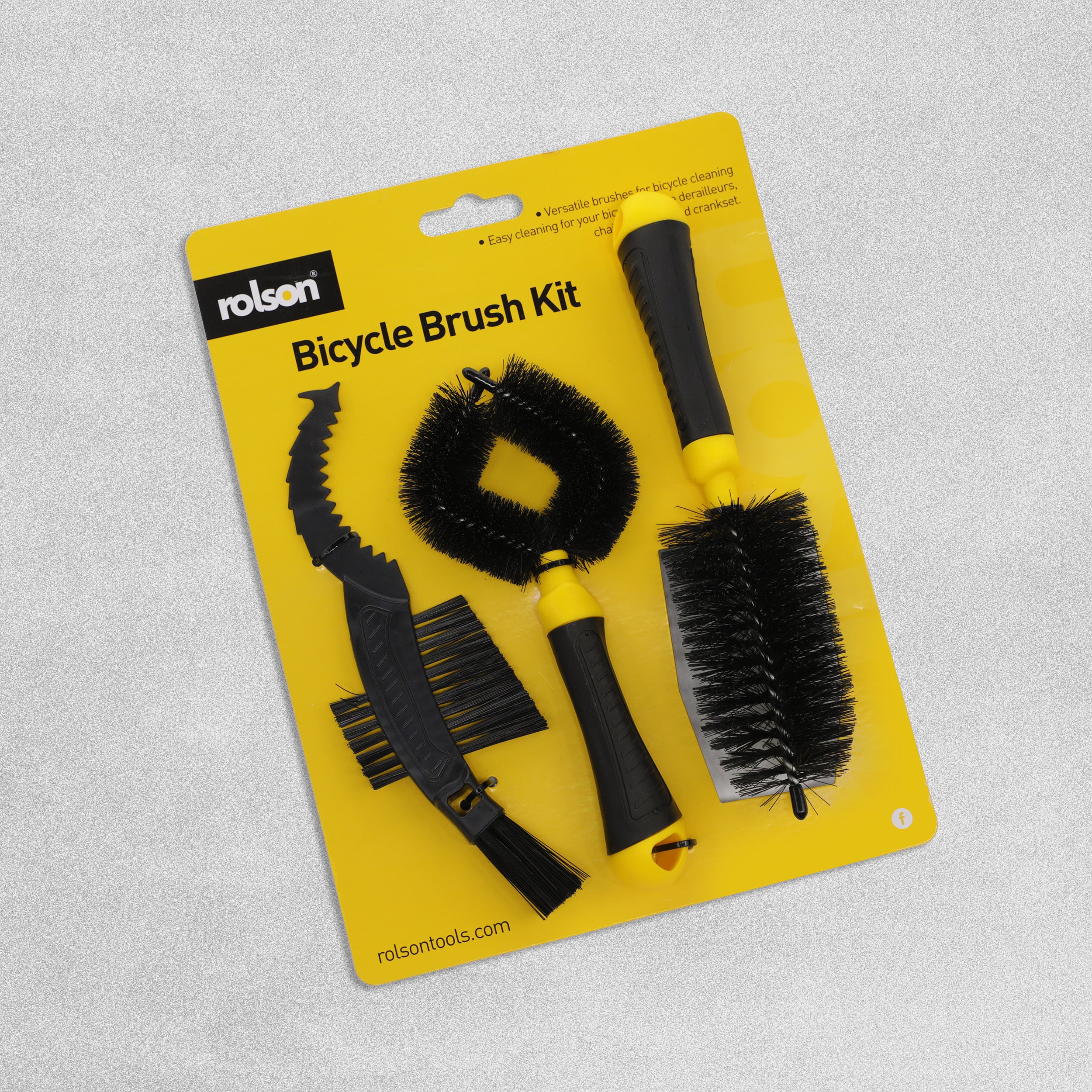 Rolson Bicycle 3 piece Brush Kit