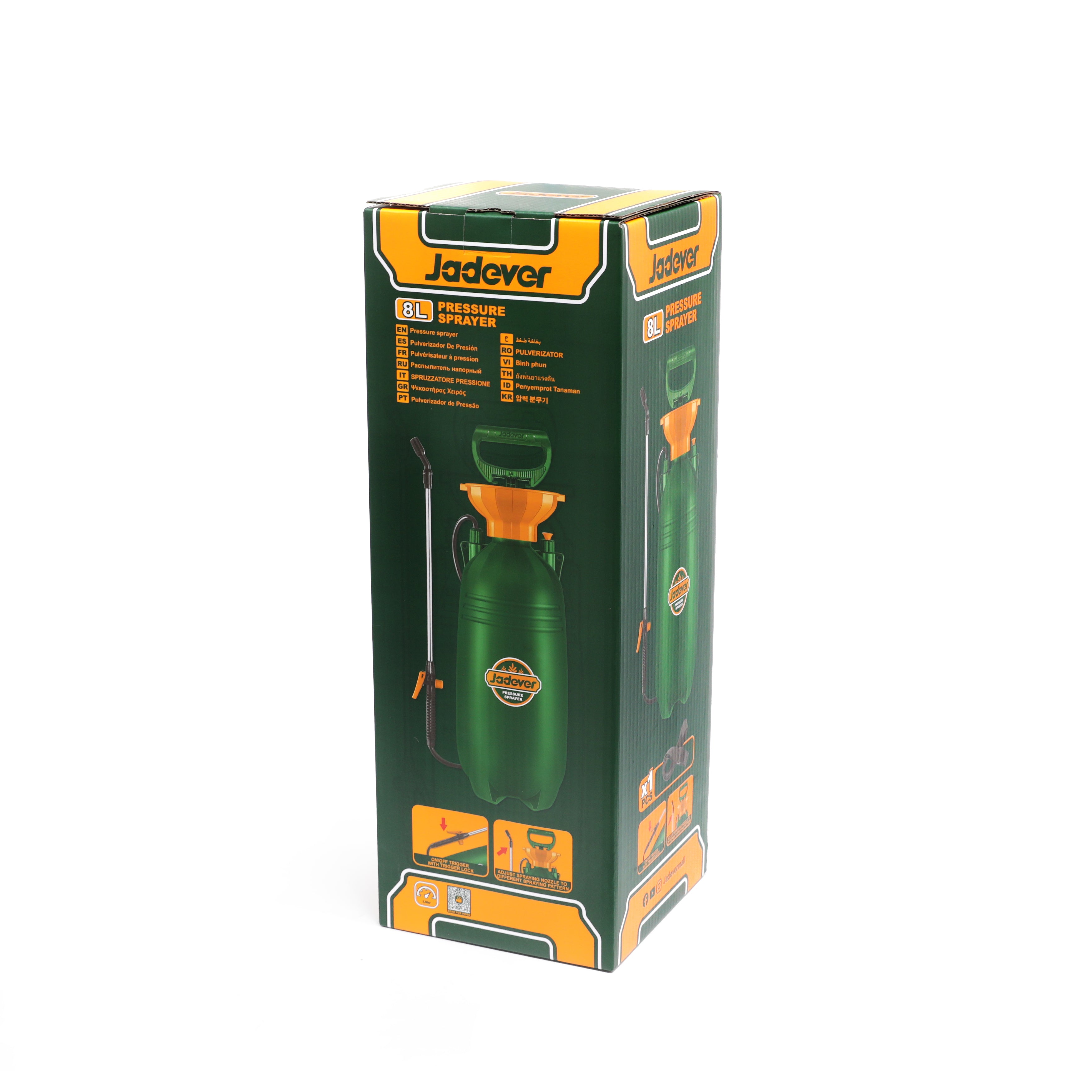 Jadever 8L Pressure Sprayer - JDRS1580