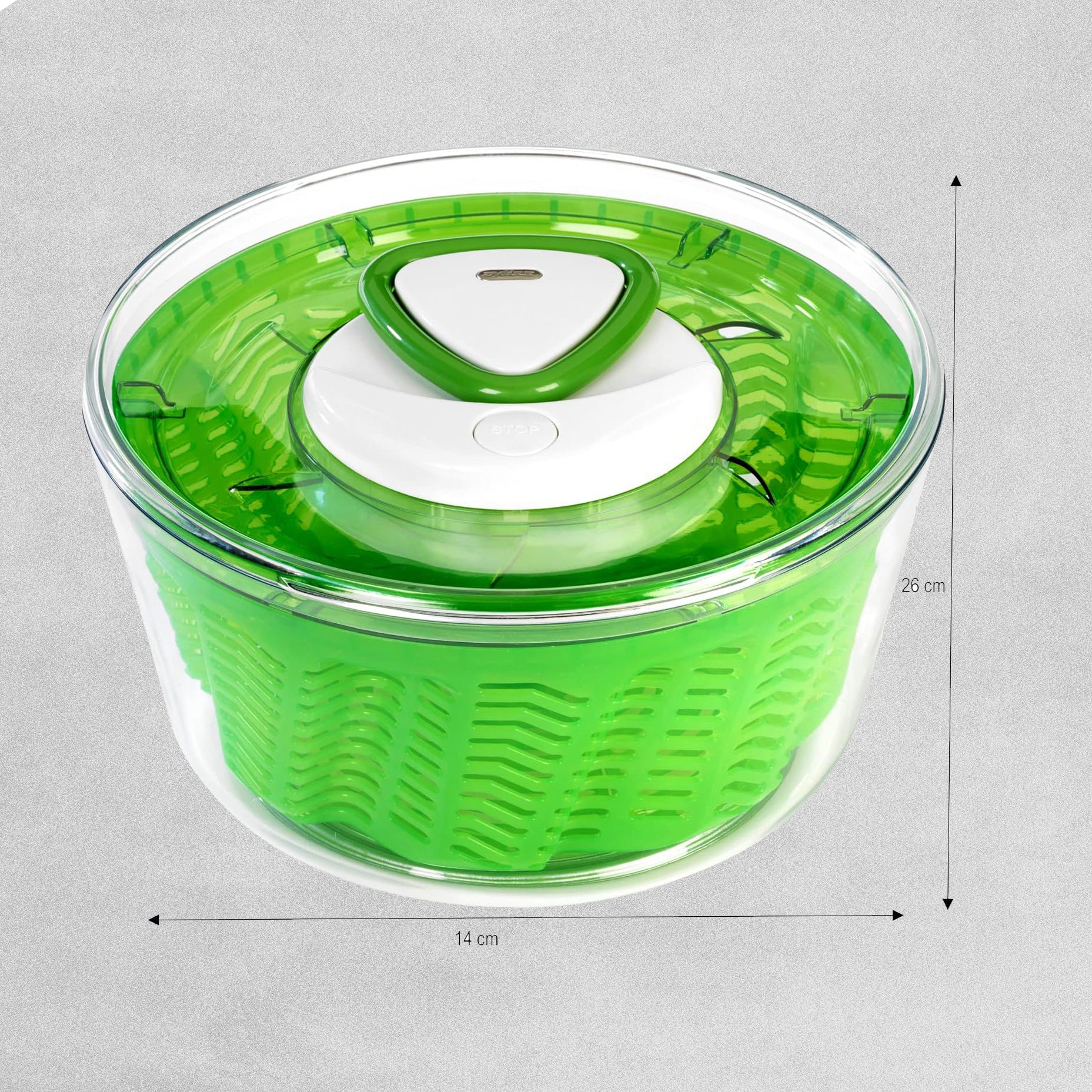 Zyliss Easy Spin 2 Salad Spinner Green