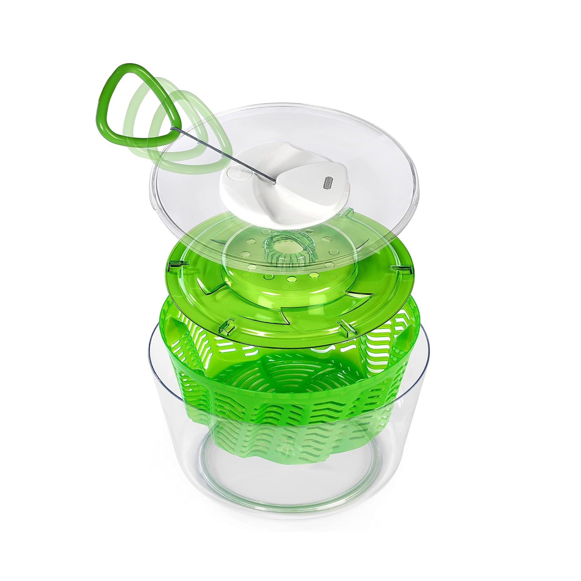 Zyliss Easy Spin 2 Salad Spinner Green