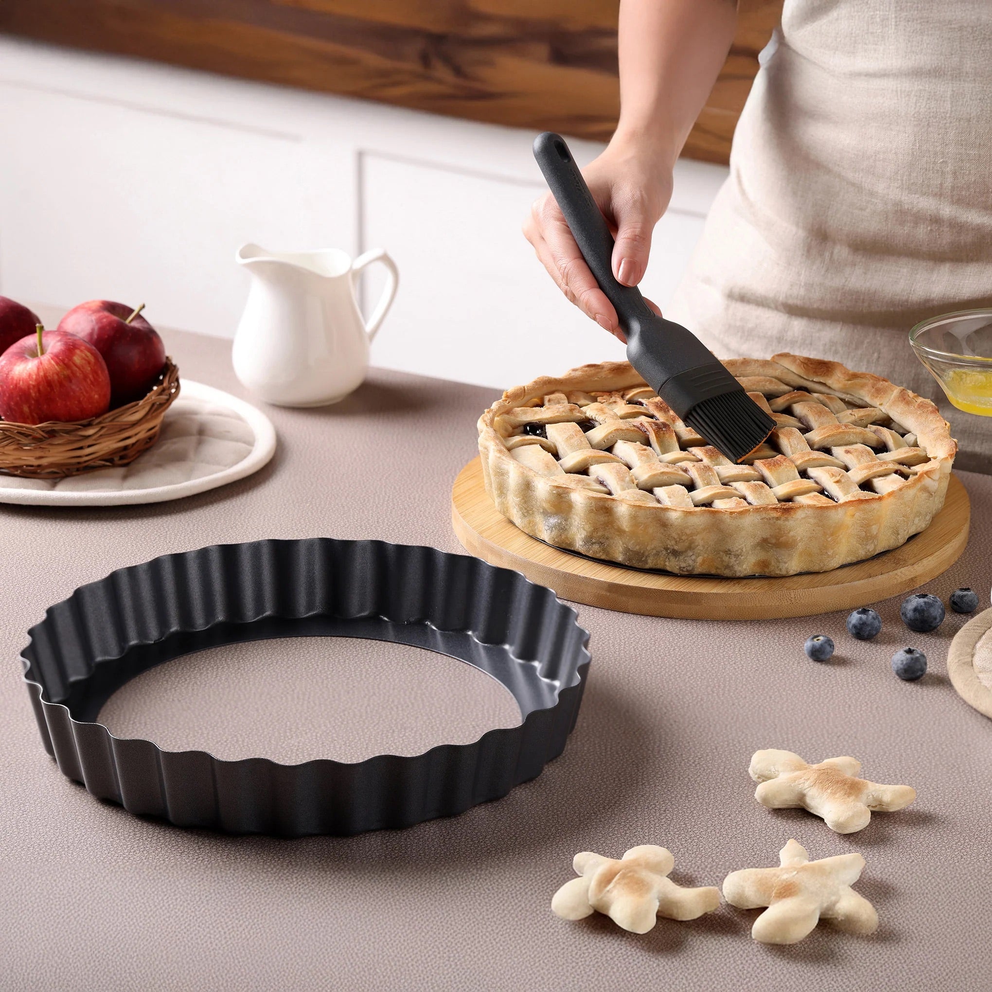 Zyliss Non-Stick Tart Pan, Removable Base, 25cm