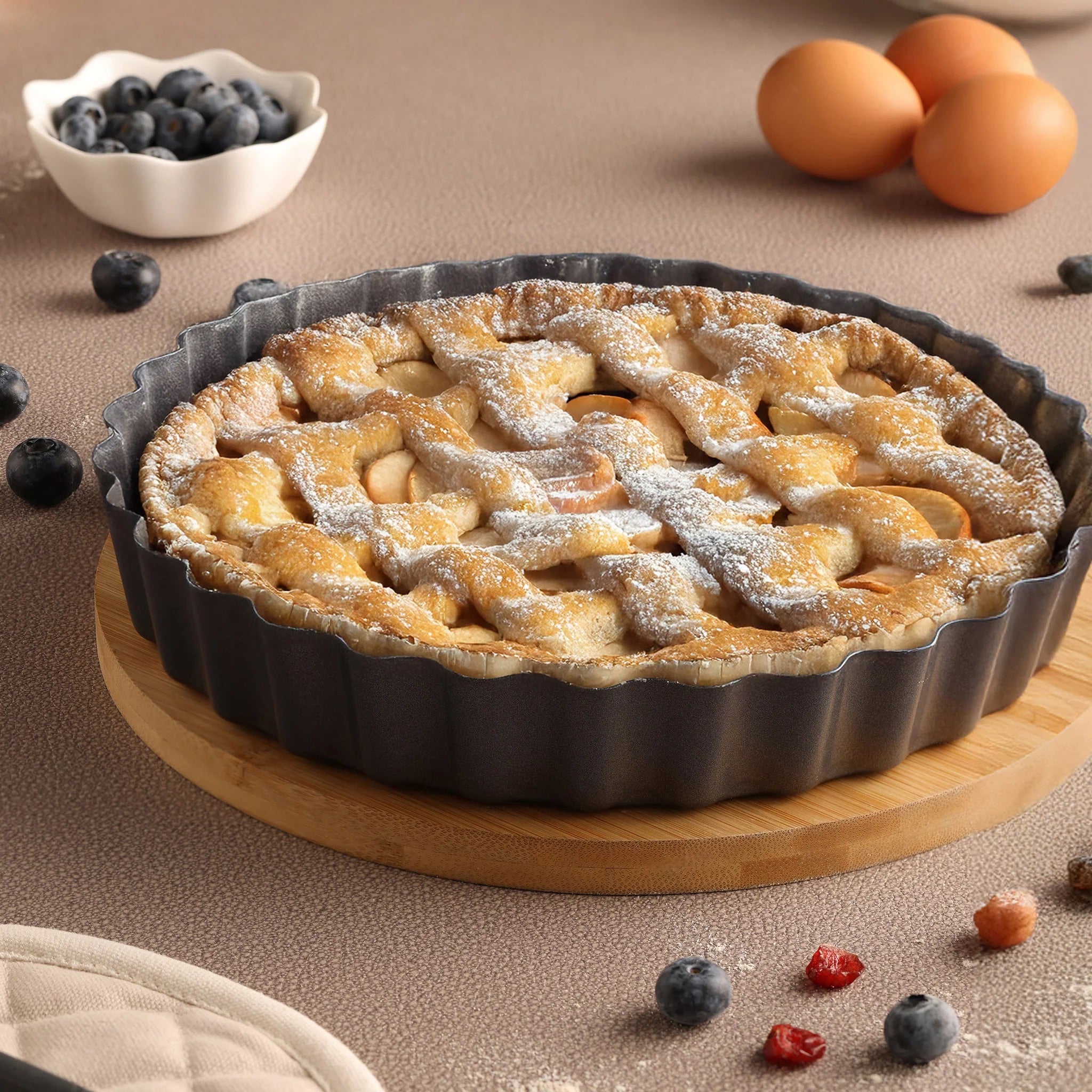 Zyliss Non-Stick Tart Pan, Removable Base, 25cm