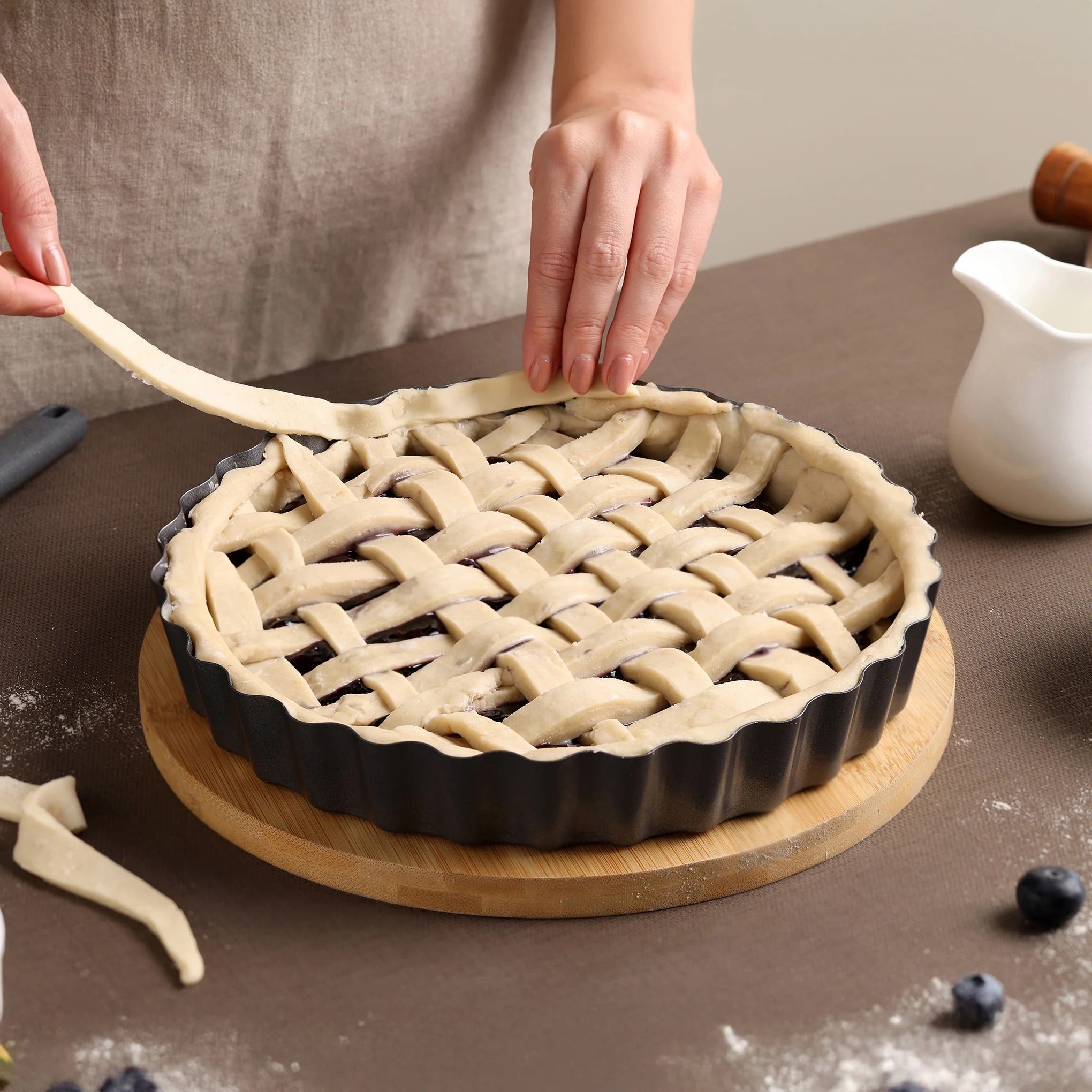 Zyliss Non-Stick Tart Pan, Removable Base, 25cm