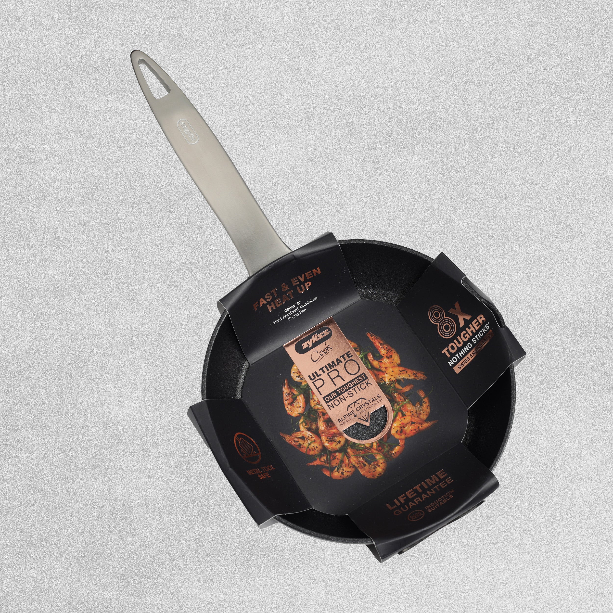 Zyliss Ultimate Pro Non-Stick Frying Pan 20cm Black