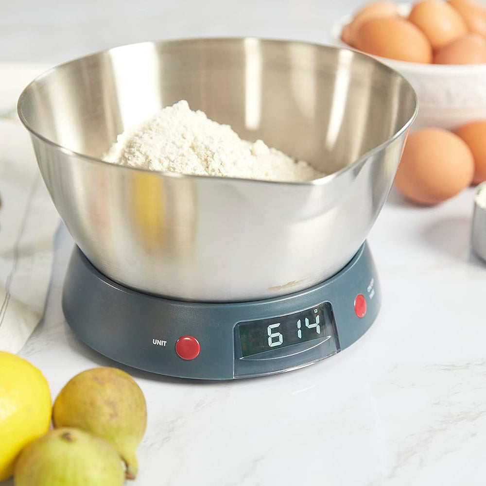Zyliss Digital Kitchen Scale with Stainless Steel bowl