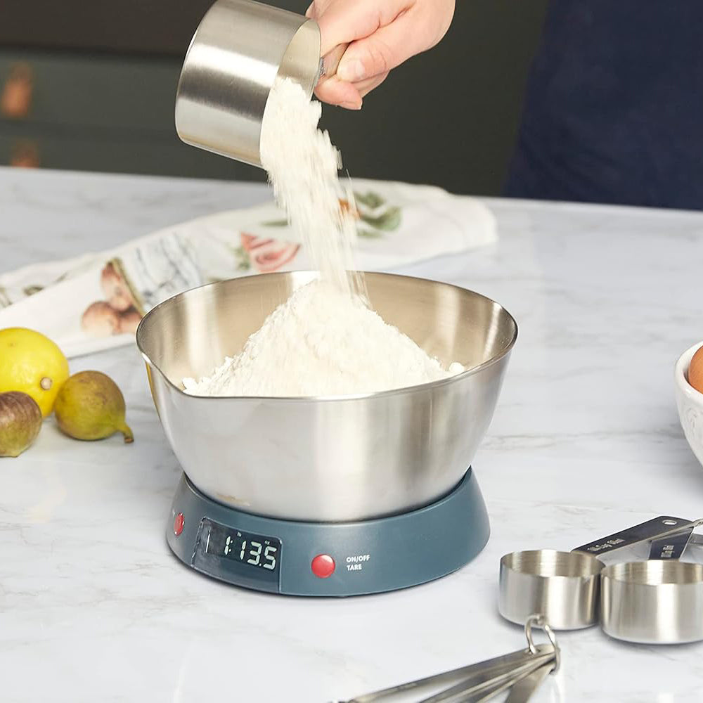 Zyliss Digital Kitchen Scale with Stainless Steel bowl