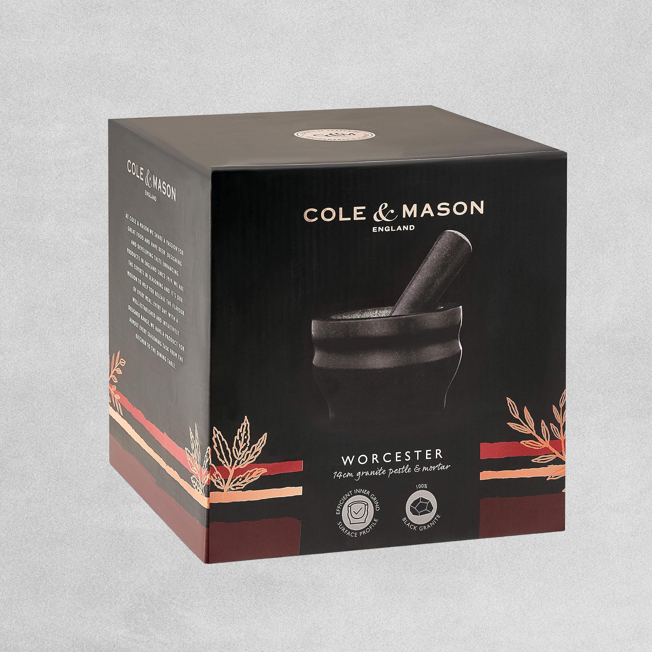 Cole & Mason 74cm Worcester Granite Pestle & Mortar