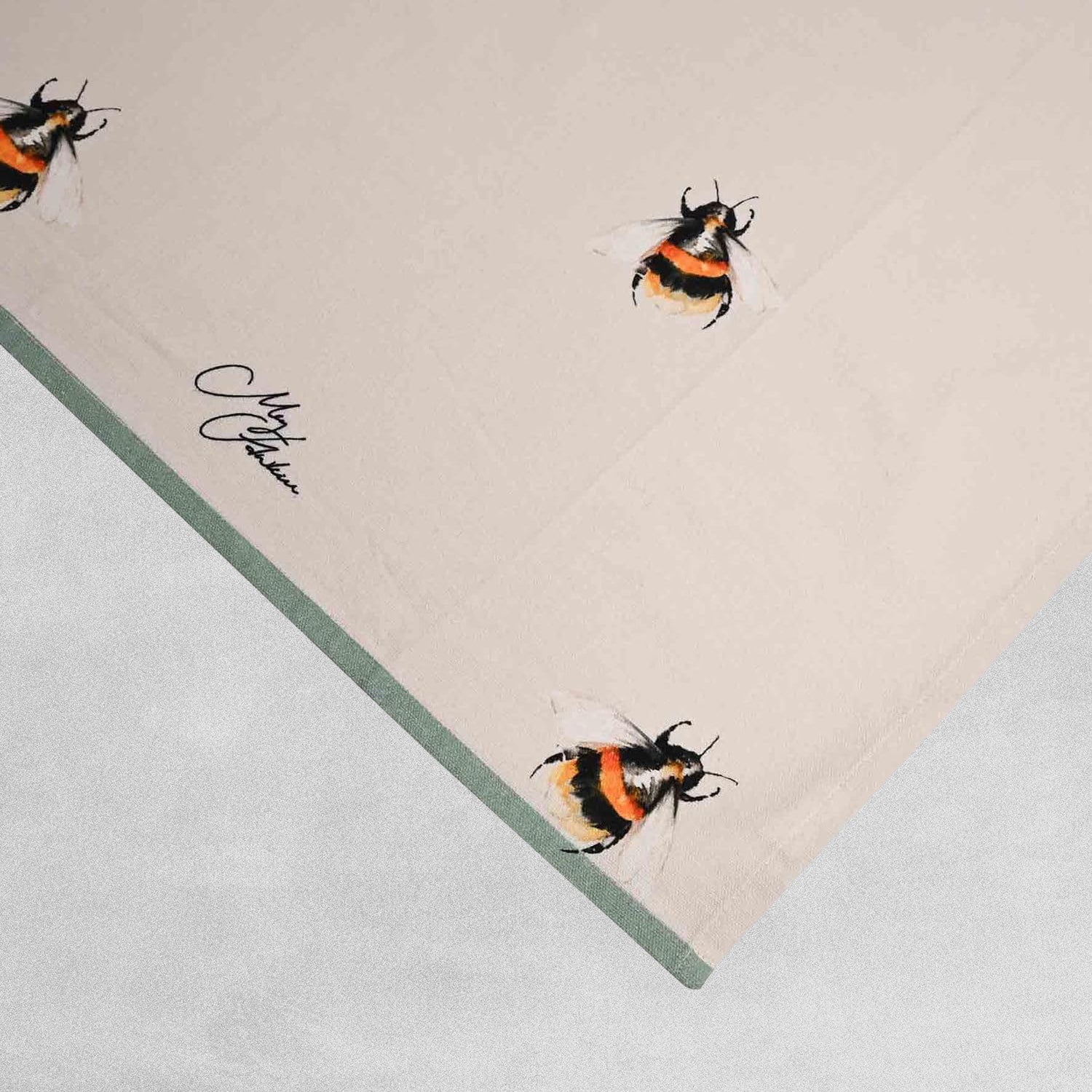 Cotton Tea Towel Bee Design