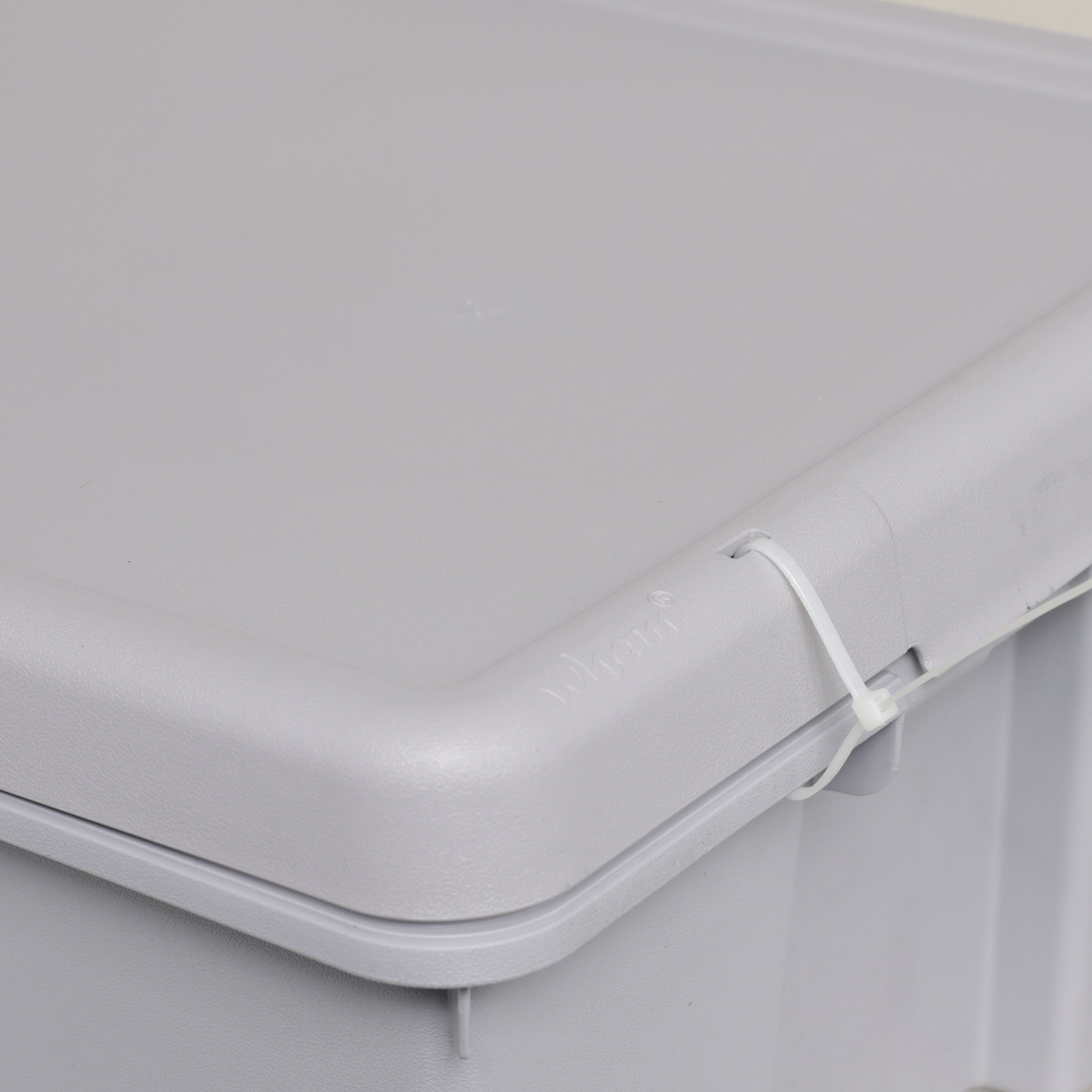 Wham Upcycled Box and Lid 36L Grey