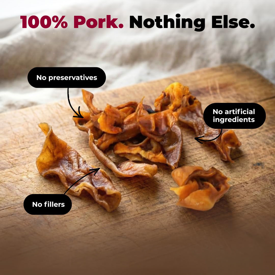 Pets Pantry Pig Ear Strips  1-7 Years 300g
