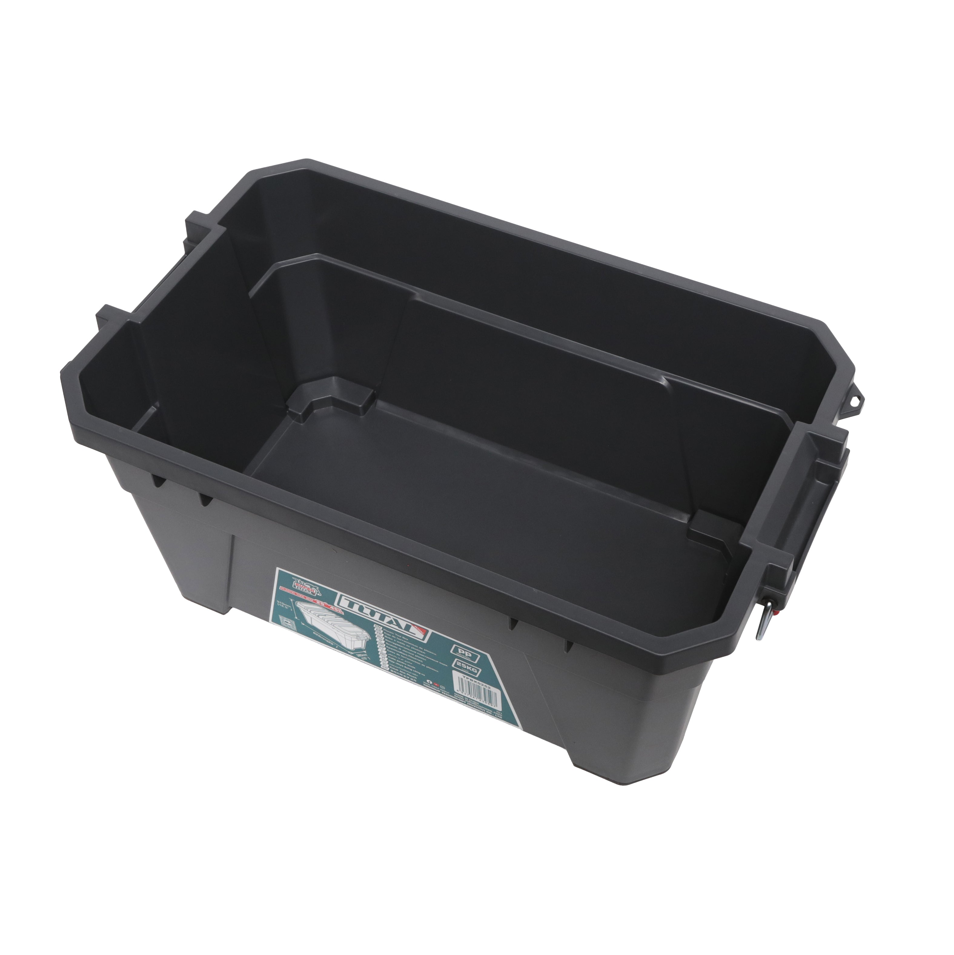 Total 25" Stackable Plastic Storage Box 45L - TPBX0252