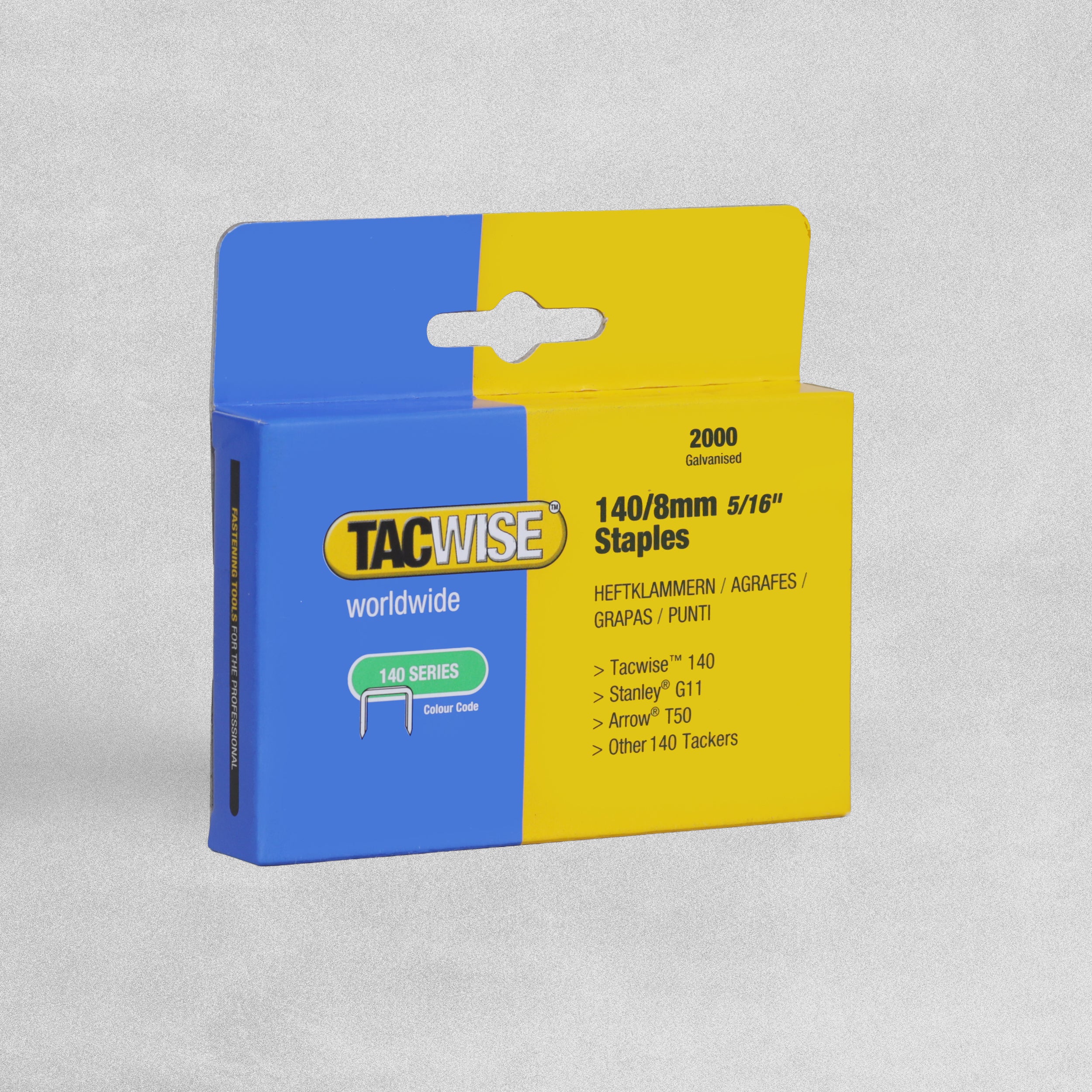 TACWISE 140 series STAPLES 2000pk various sizes