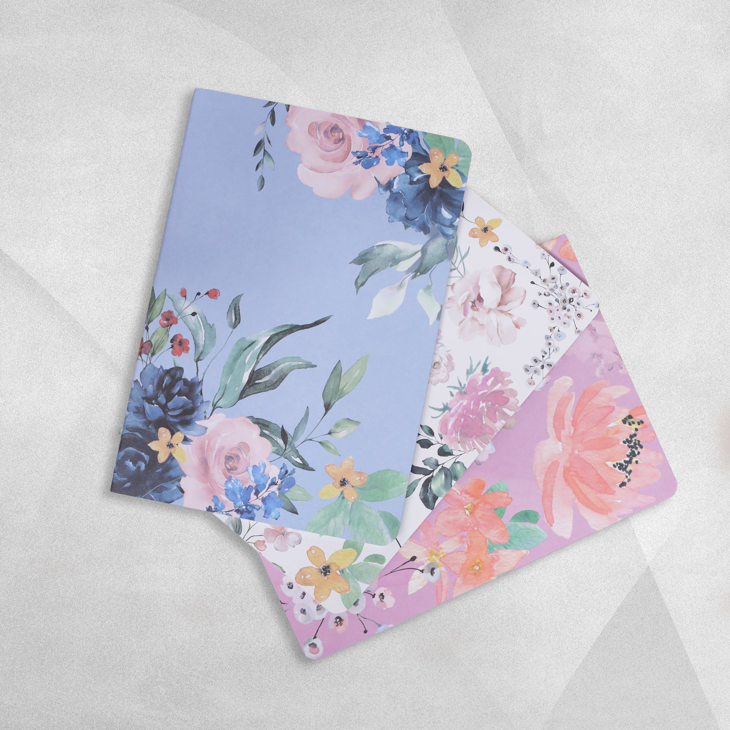 Sophia Floral Set of 3 Note Books A5