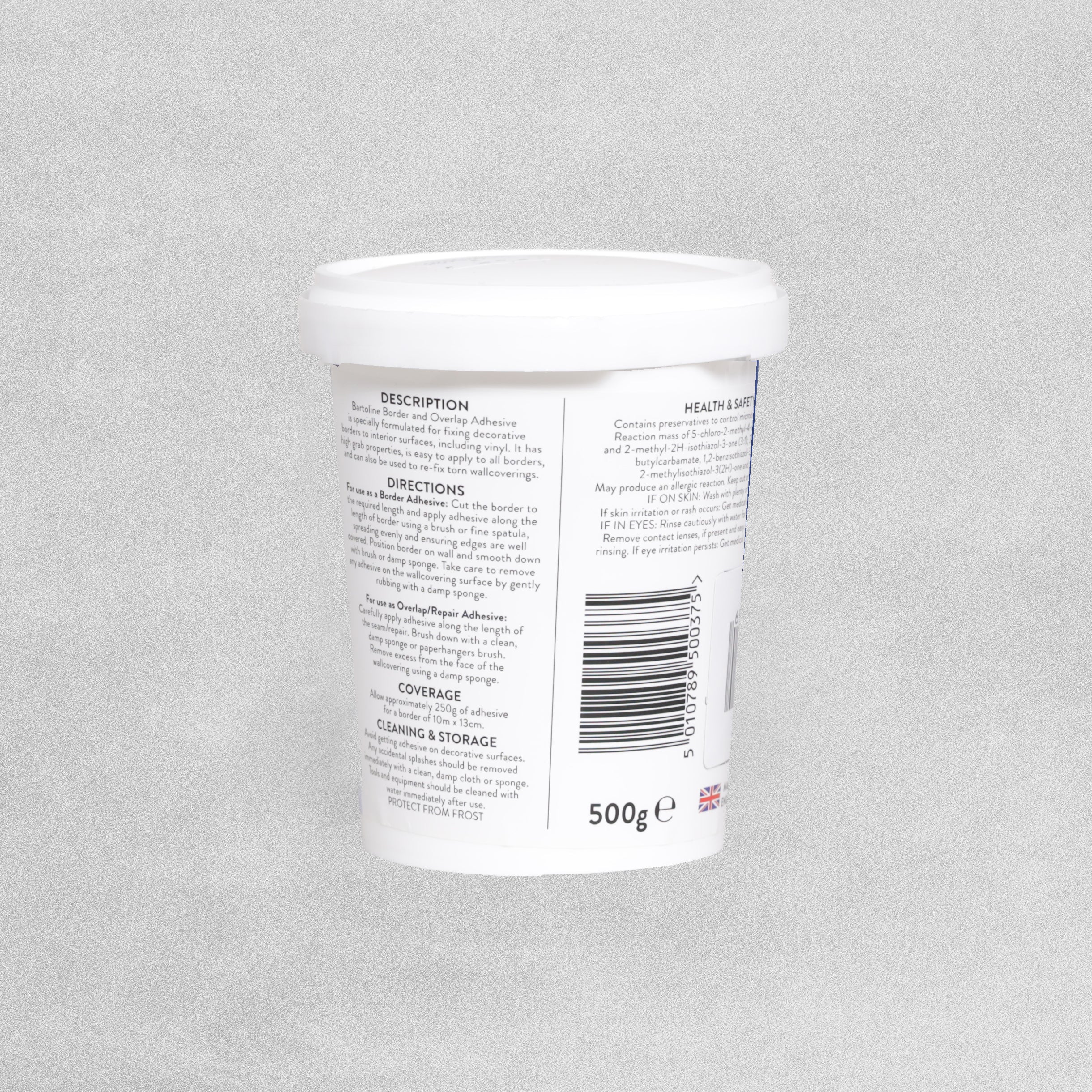 Bartoline Border & Overlap Adhesive 500g