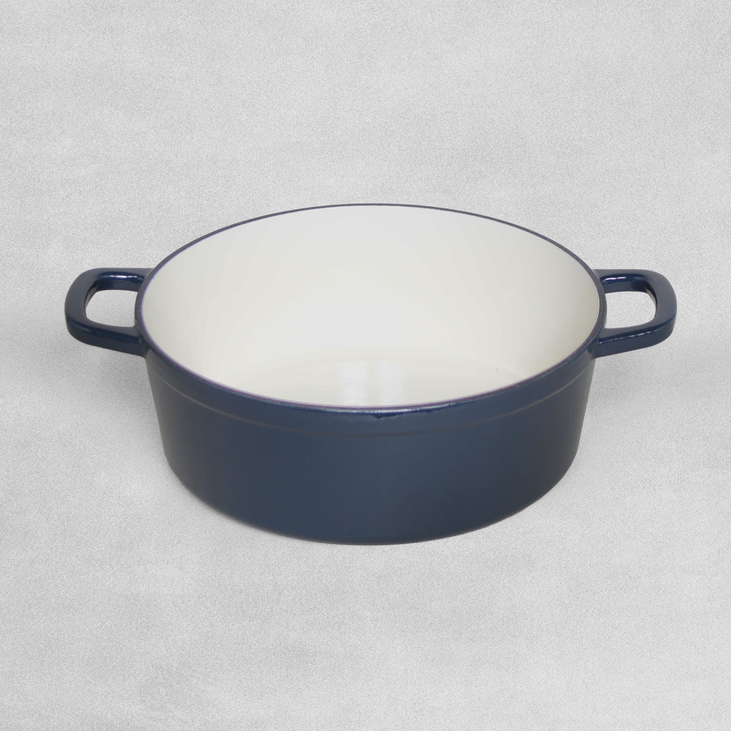 M&S Tom Kerridge Cast Iron Casserole Dish 27cm 4.8 Litres Navy Blue