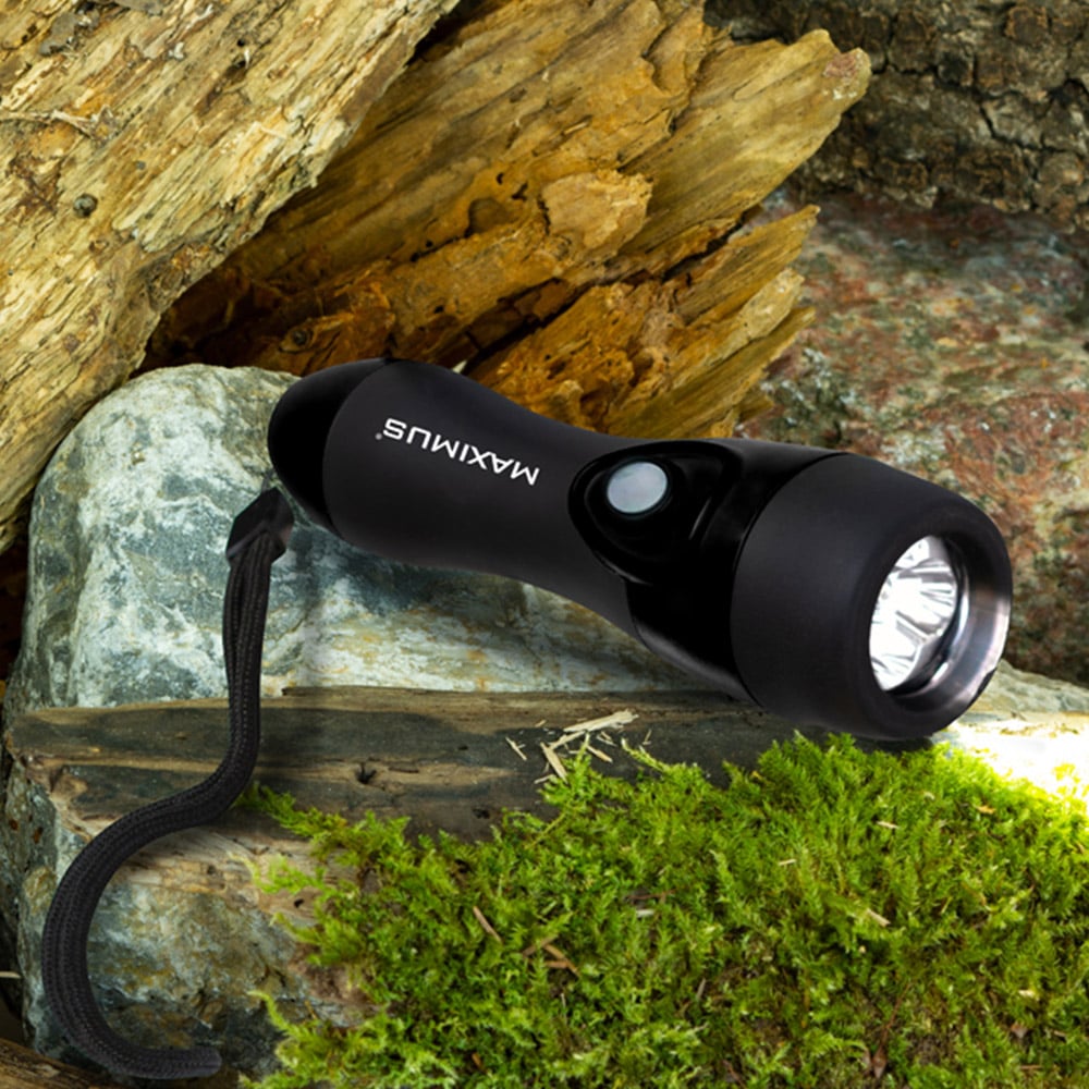 Maximus 3 Watt LED Flashlight 145 Lumen, Batteries included.