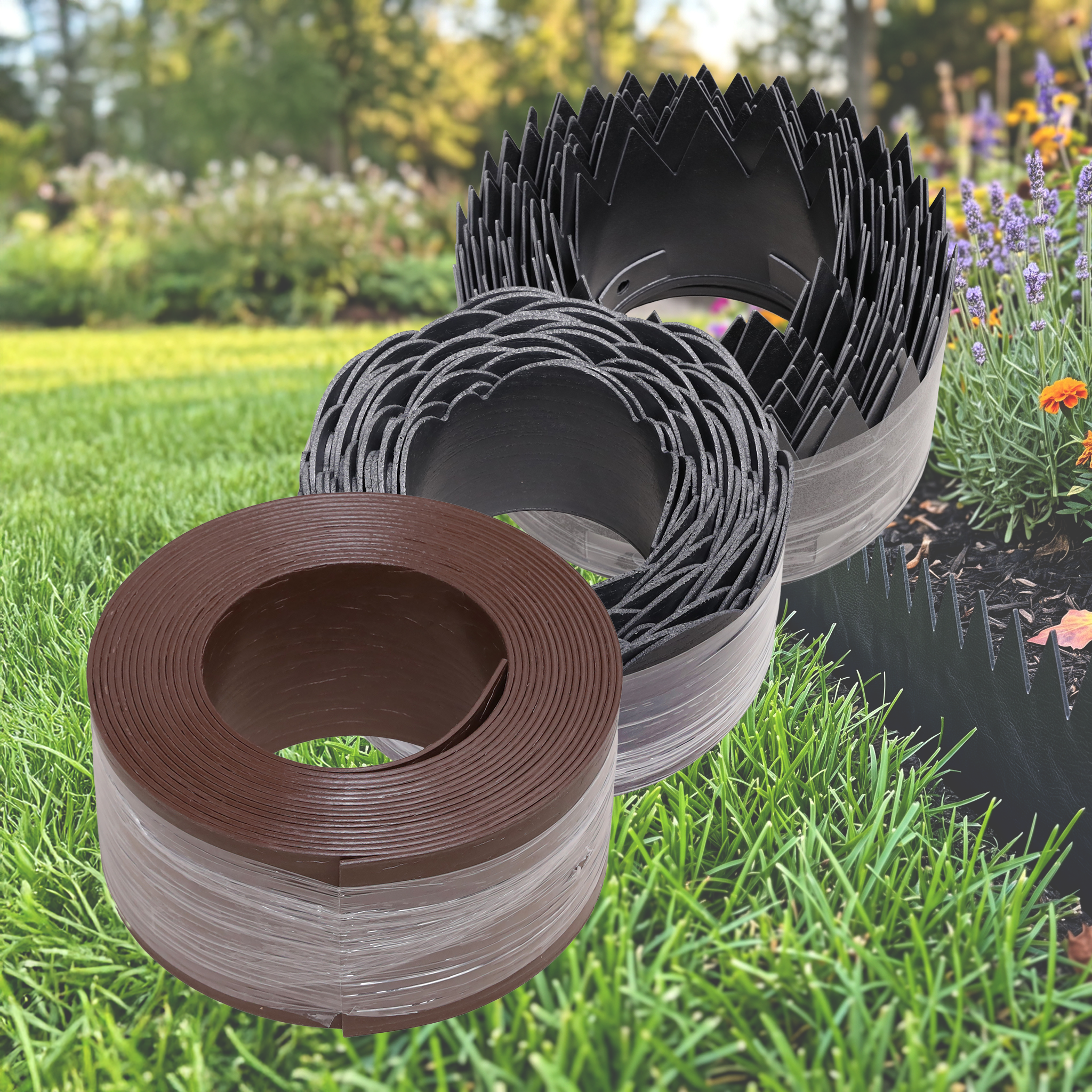 The Lawn Company Wavedge & Artedge Lawn Edging  10 Meters various colours