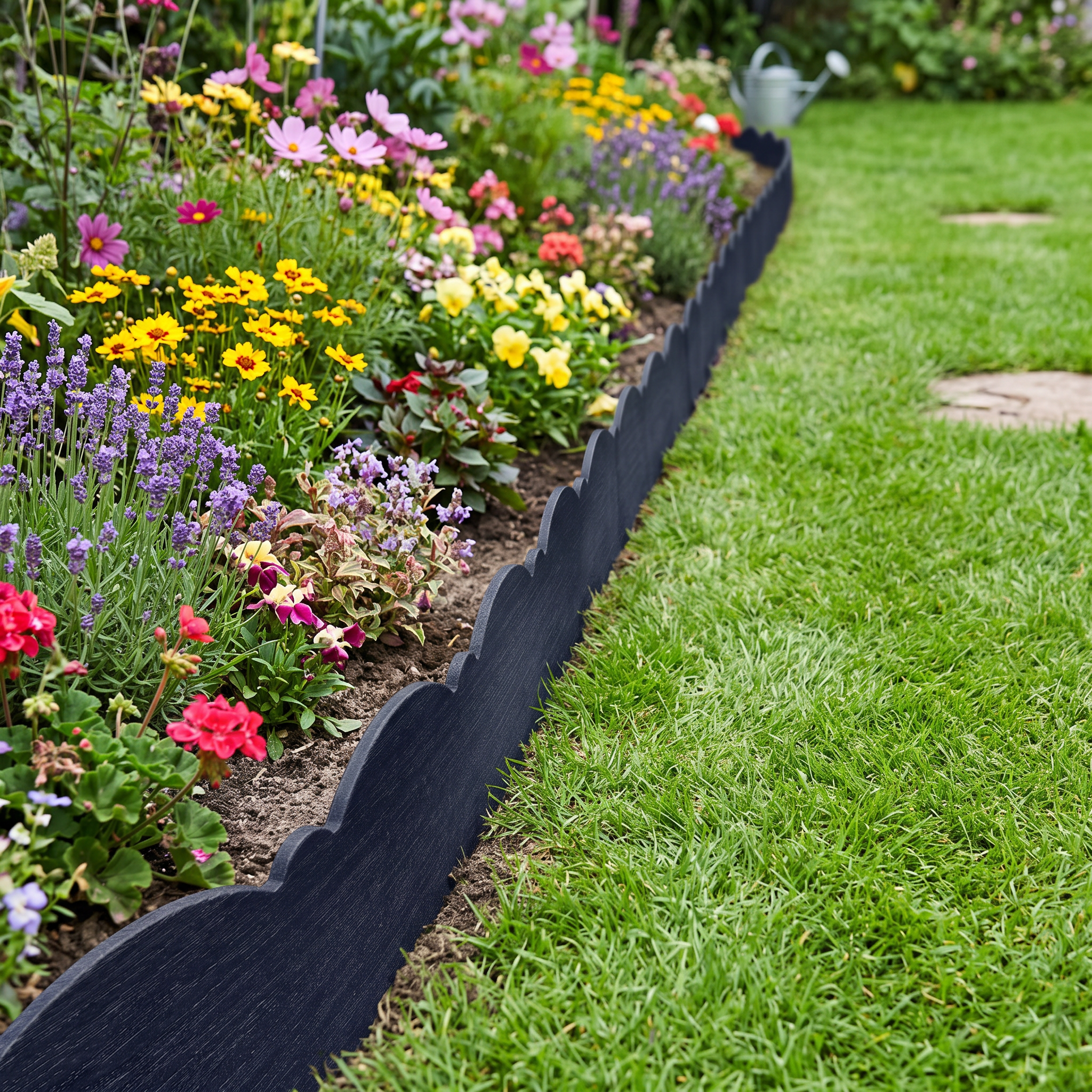 The Lawn Company Wavedge & Artedge Lawn Edging  10 Meters various colours