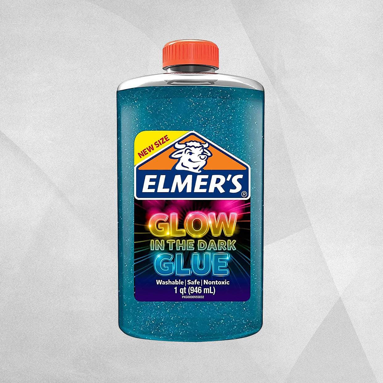 Elmer's Washable Glow in the Dark Glue Blue - LARGE 946ml