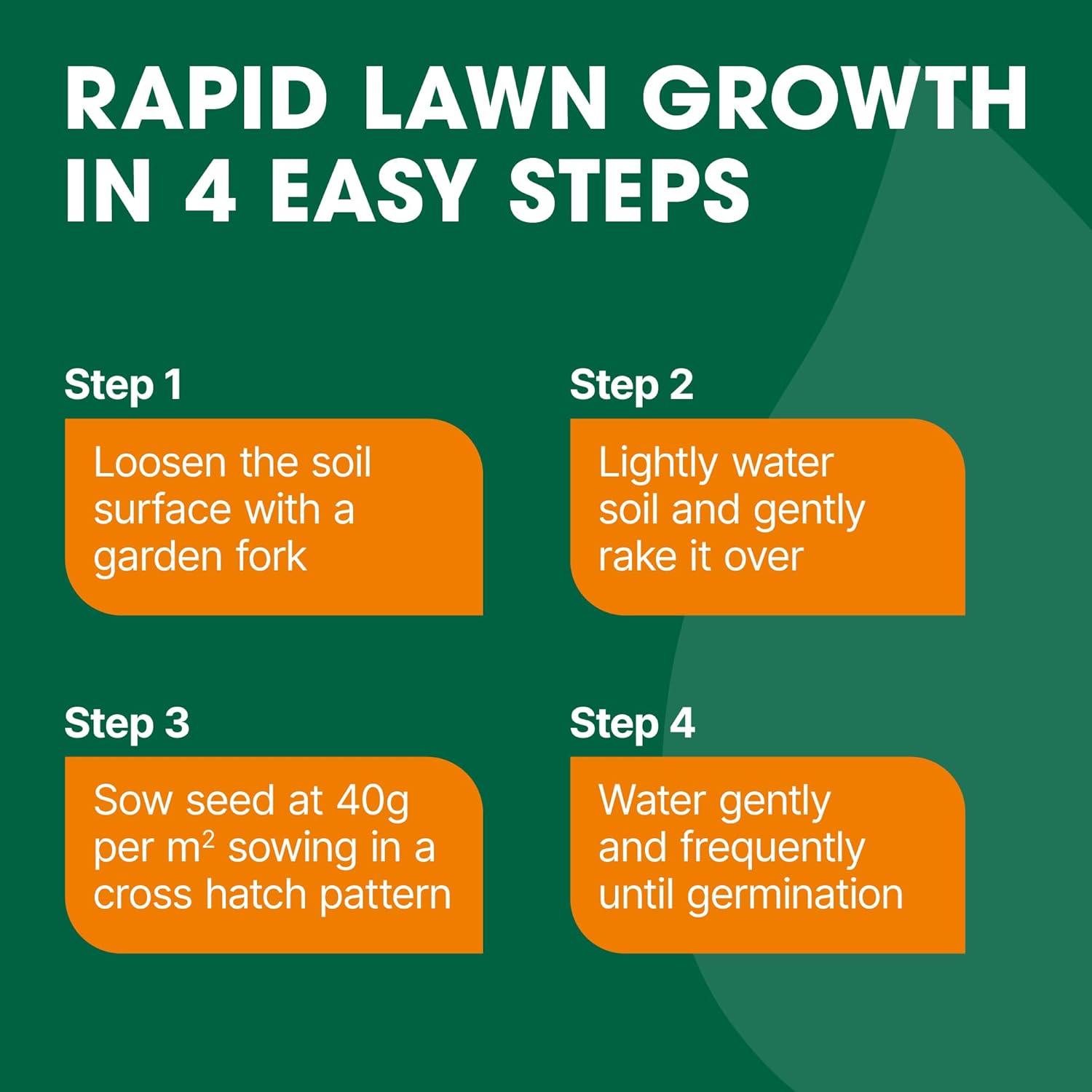 Doff Easy Start Multi-Purpose Lawn Seed 14sqm 350G