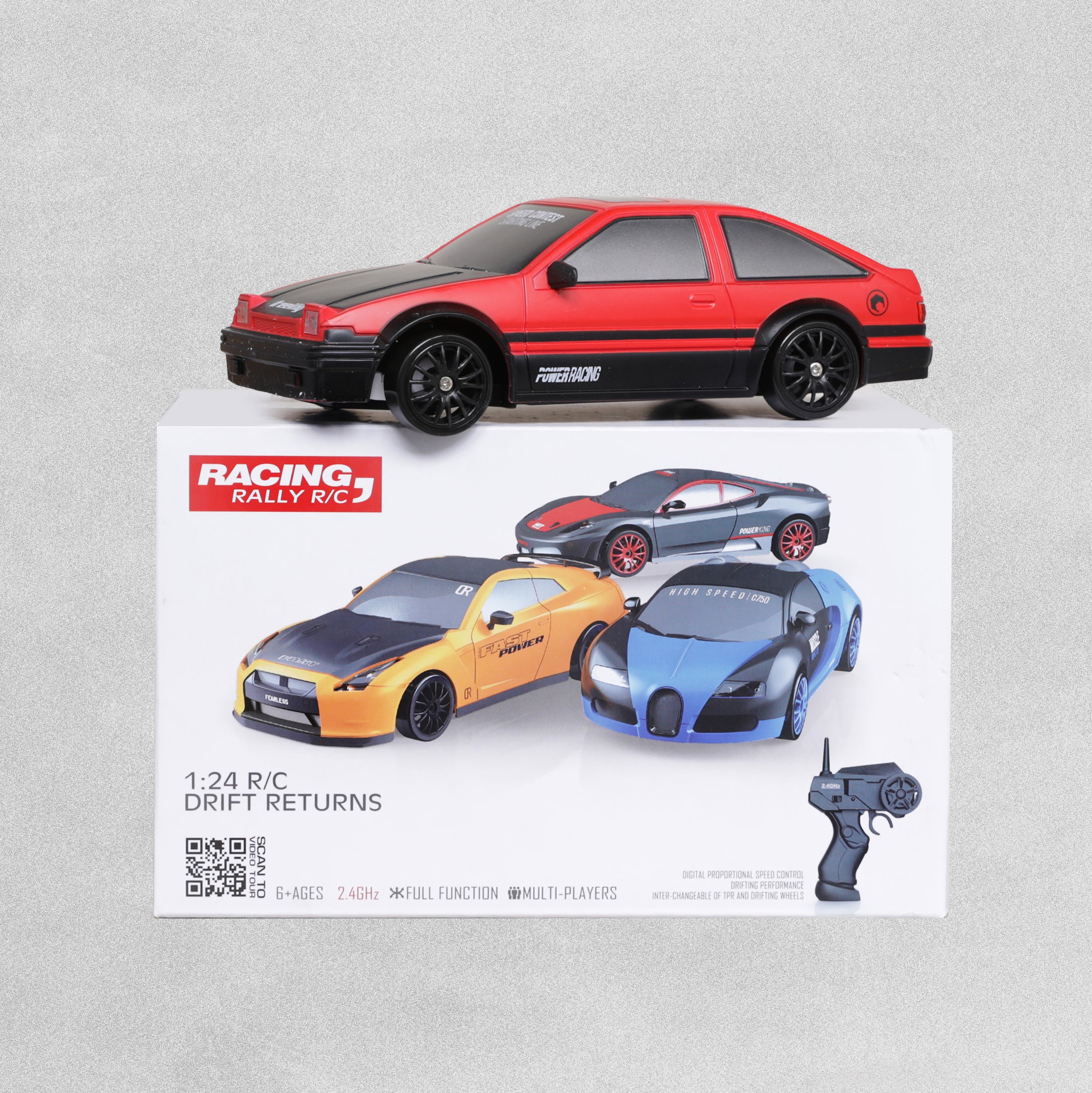 Racing Rally R/C Remote Control Racing Car - Various Colours Available
