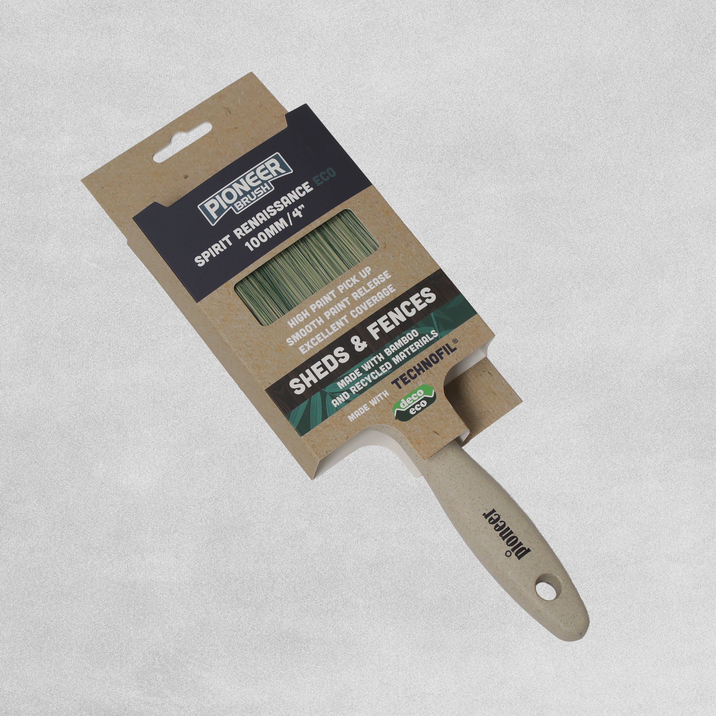 Pioneer Spirit Renaissance Shed and Fence Brush 4"/100mm