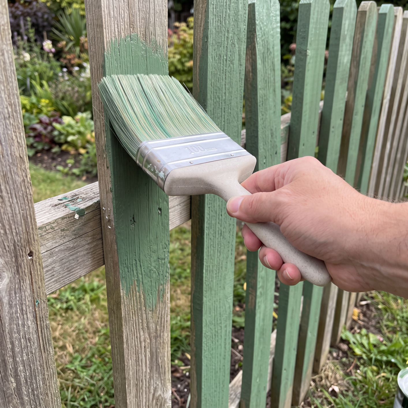 Pioneer Spirit Renaissance Shed and Fence Brush 4"/100mm