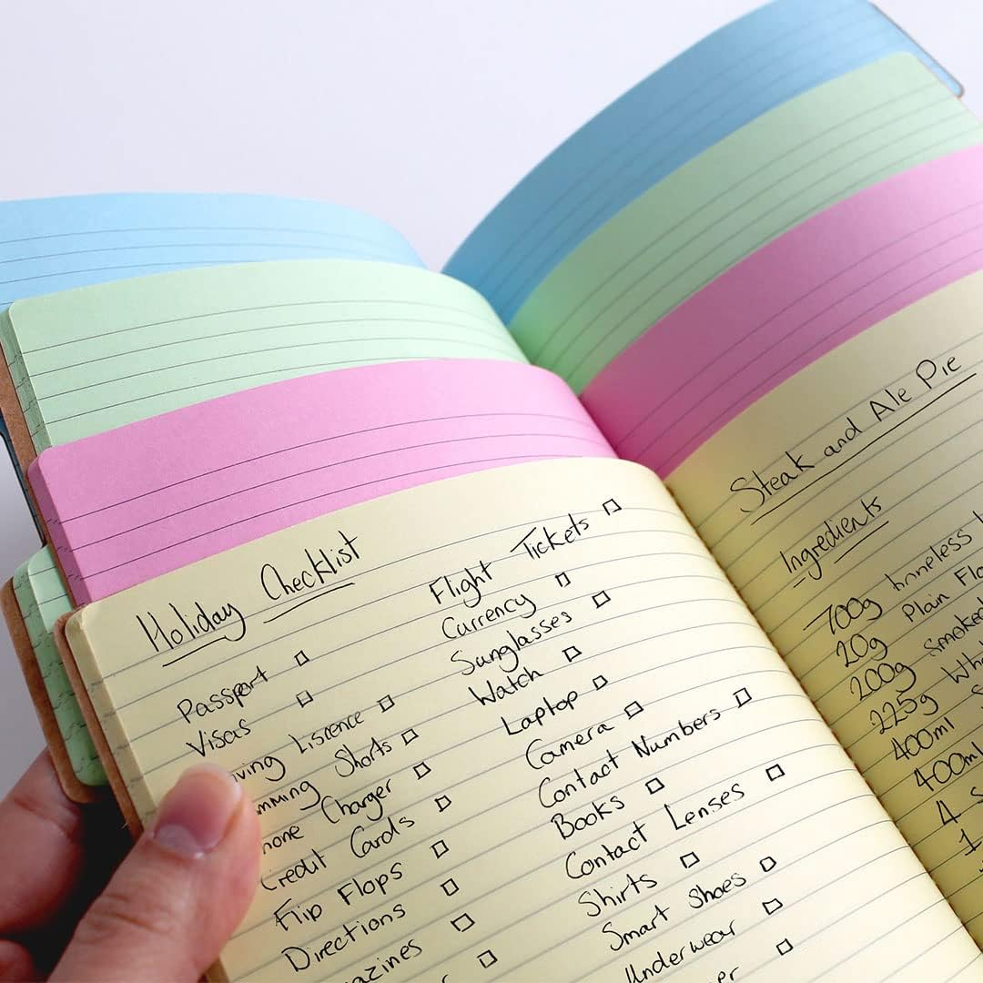 The Tab A4 Notebook -  each one includes 4 notebooks of 64 pages