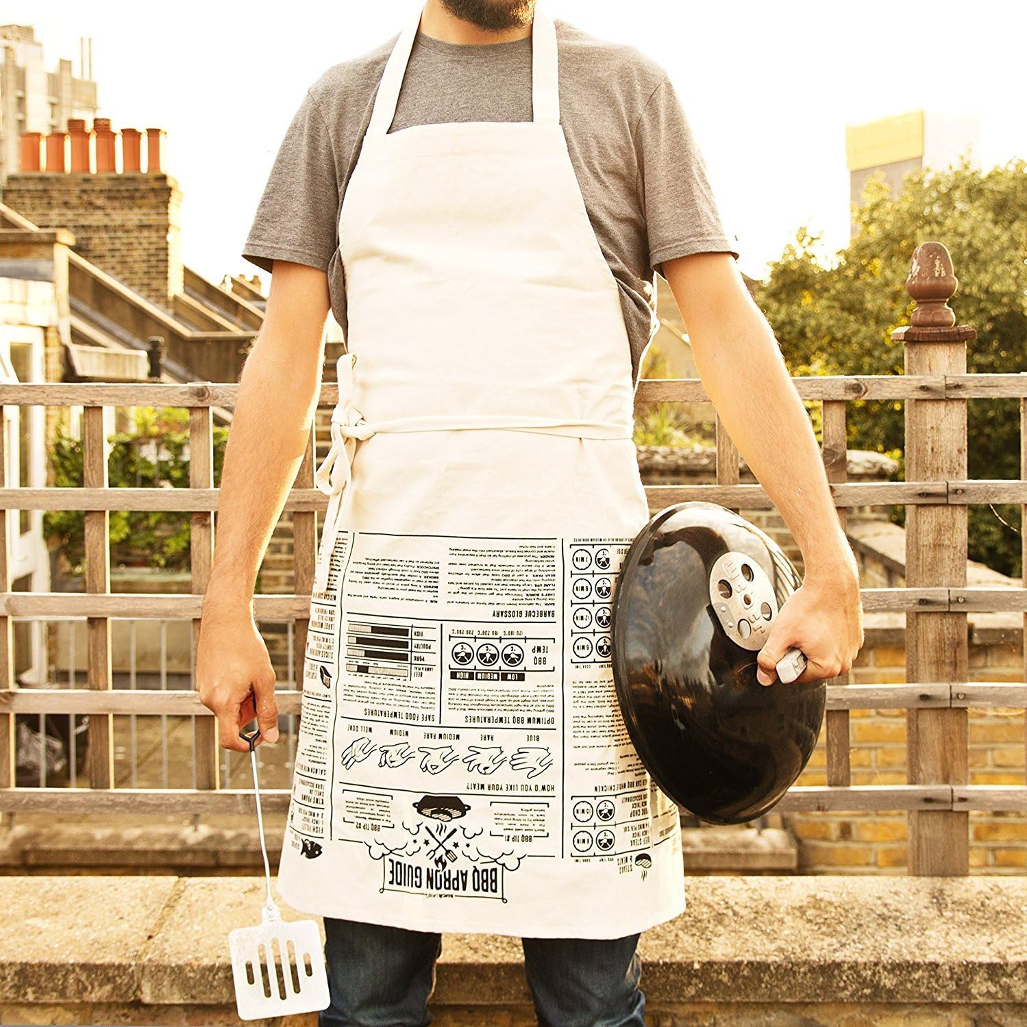 BBQ Apron Cooking Guides Full Length