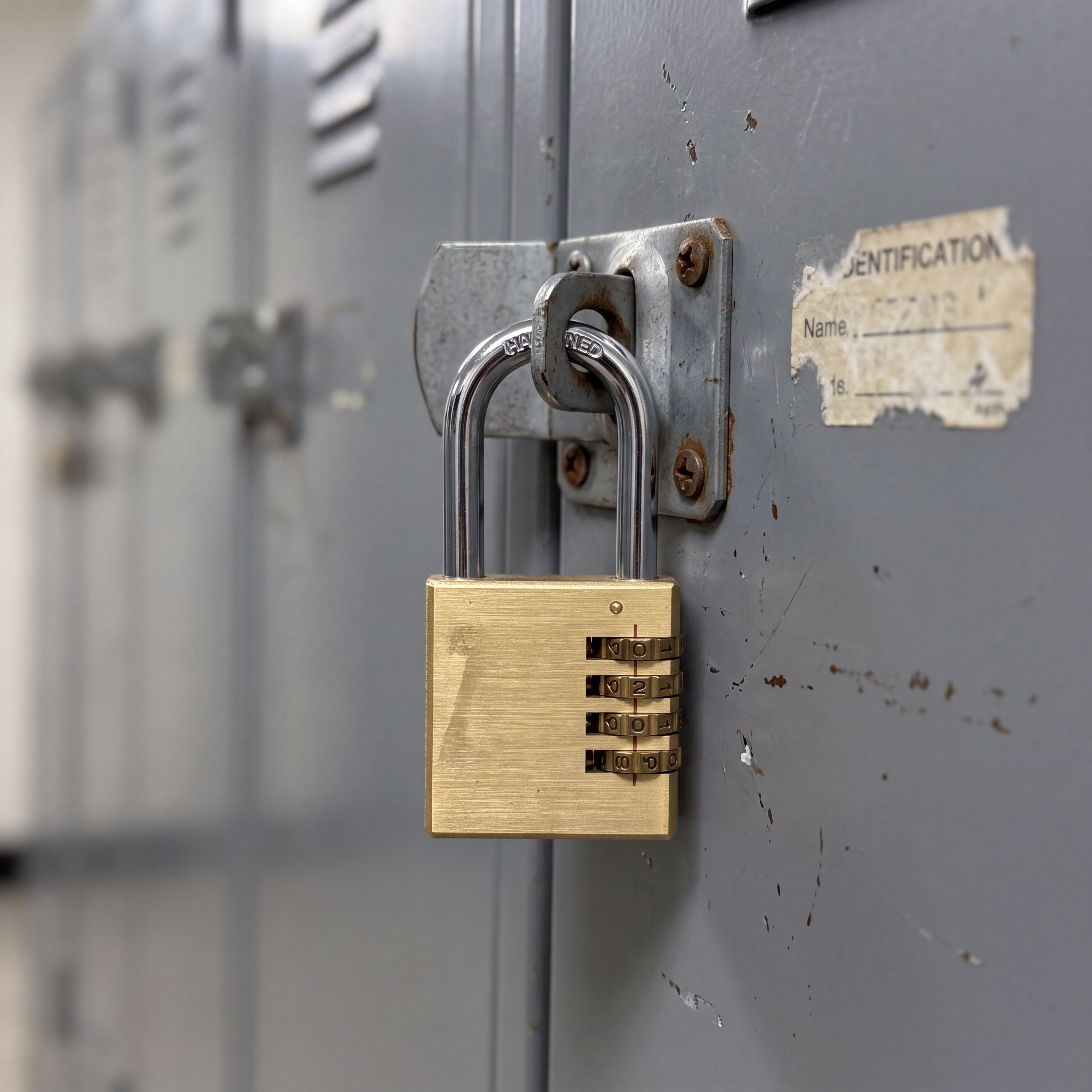 Brass Combination Padlock 50mm