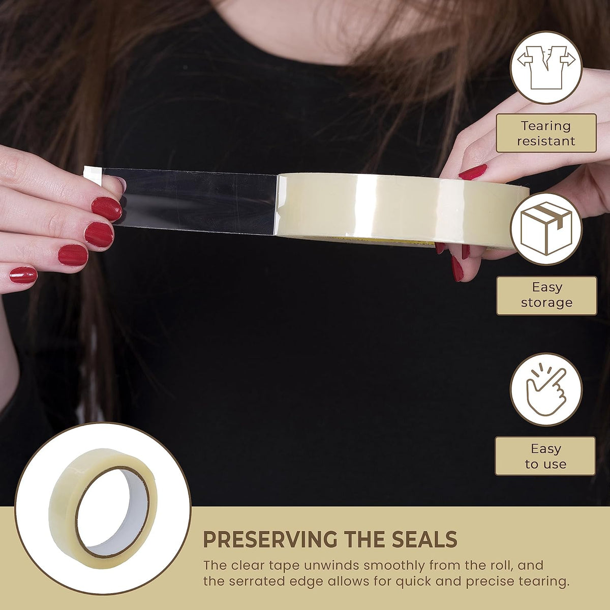 Clear Tape- 25mm x 66M