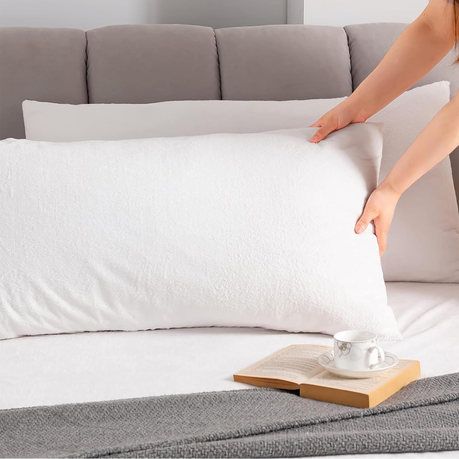 BedOre Waterproof Pillow Protectors - Twin Pack
