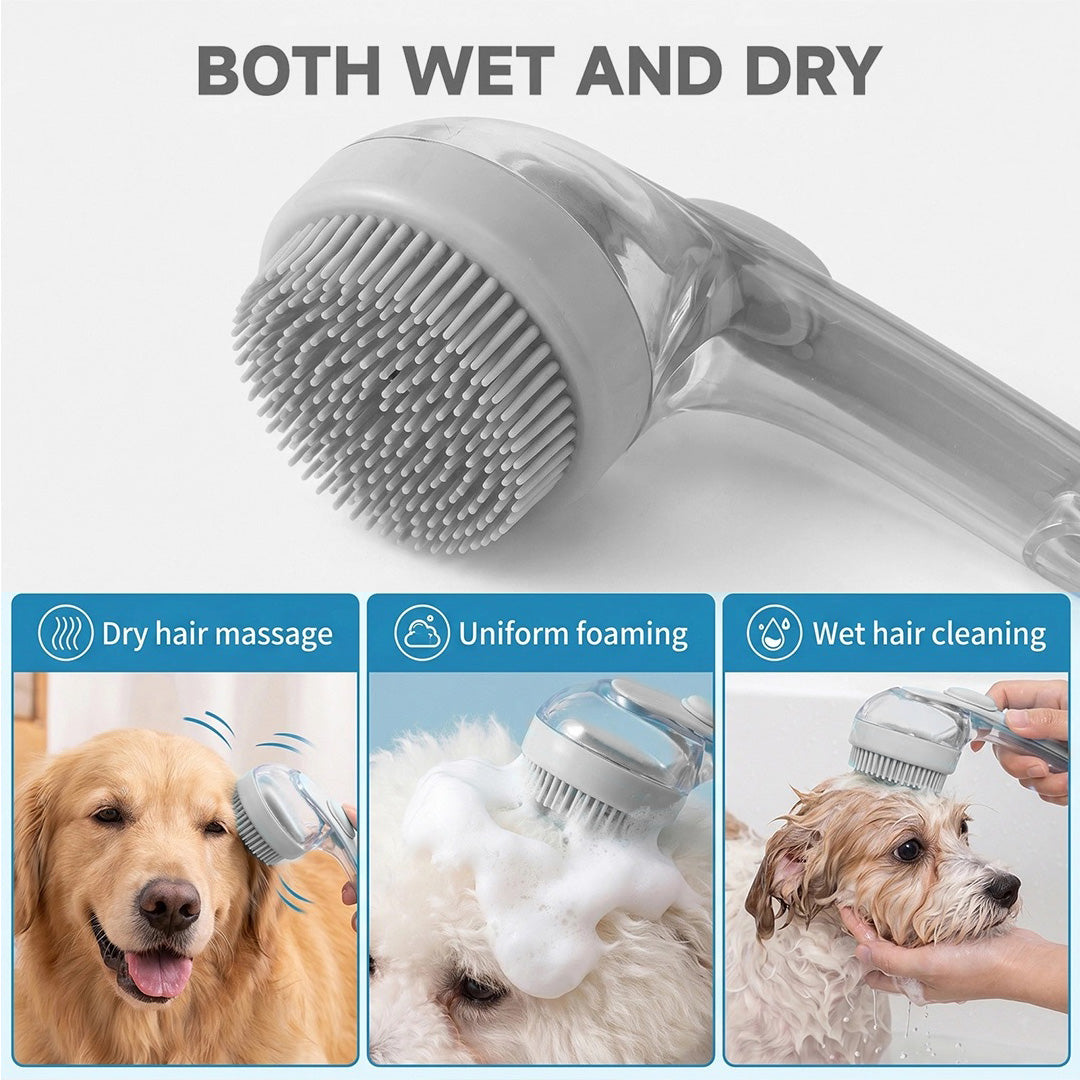 Home Essentials Pet Living 2 in 1 Bath and Groom Brush