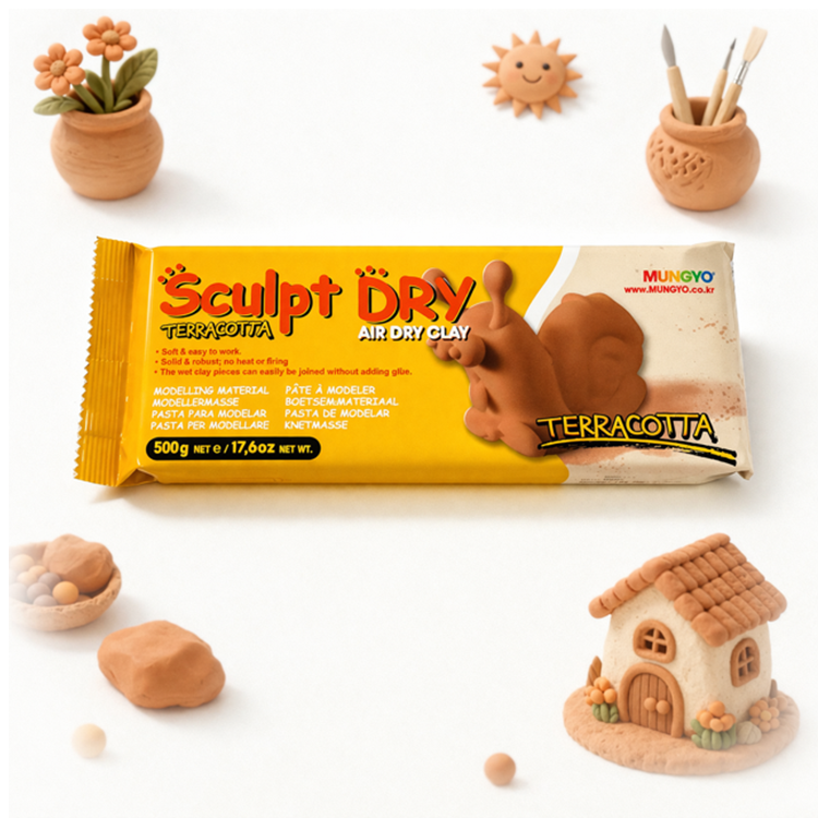 Sculpt Dry Air Dry Clay - various sizes and colours