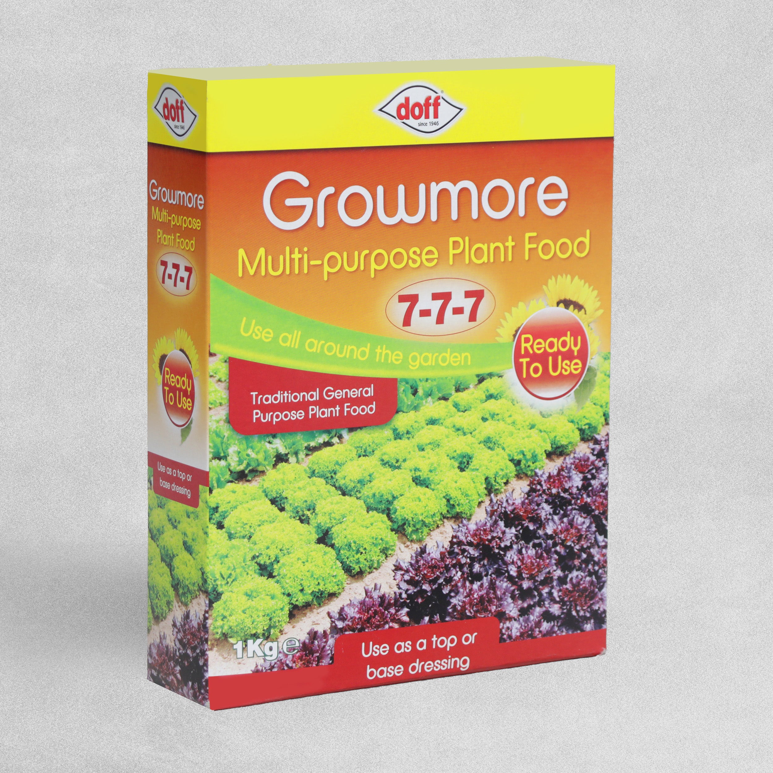 Doff Growmore Multi Purpose Plant Food 7-7-7 1kg