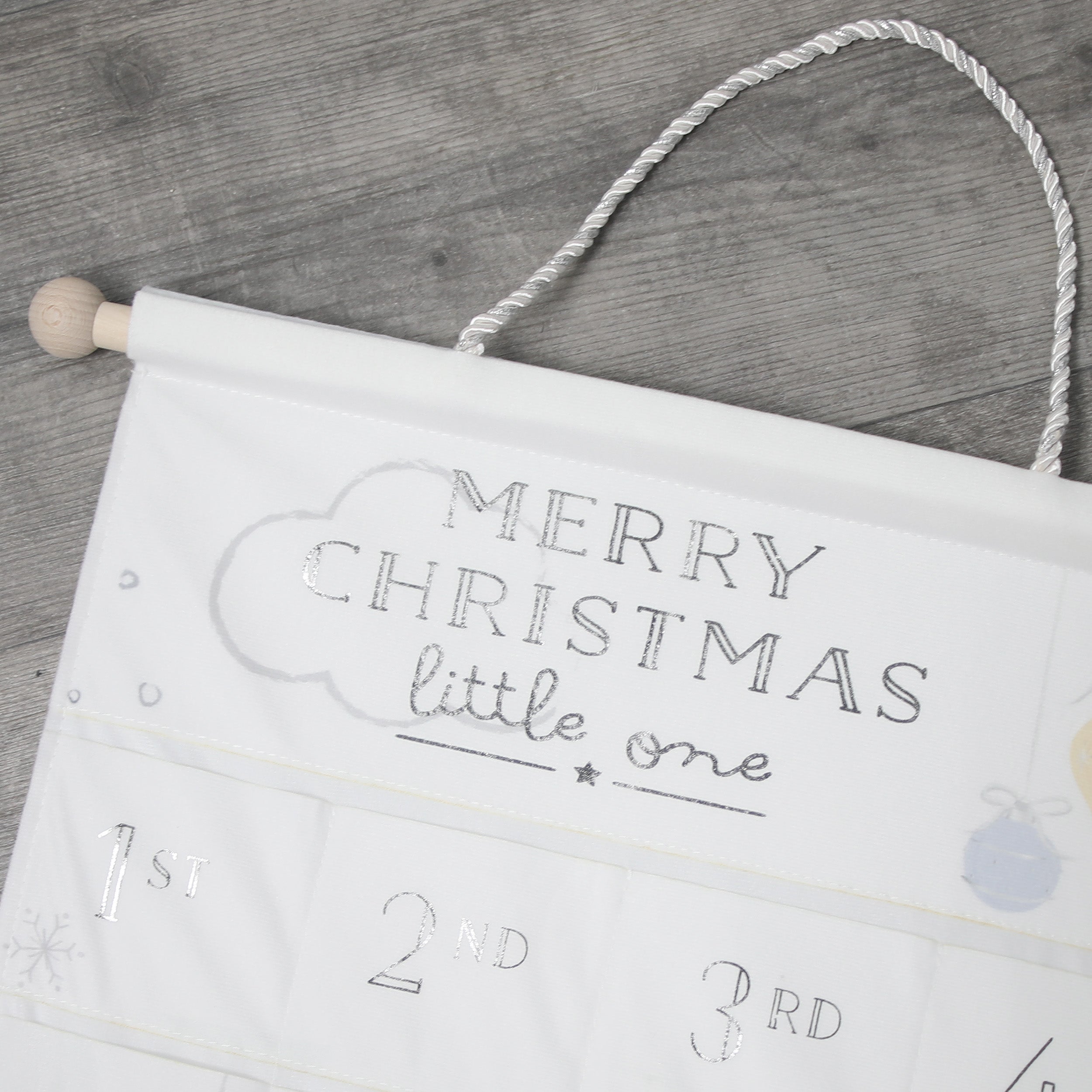 Disney Winnie The Pooh Fabric Advent Calendar Merry Christmas Little One