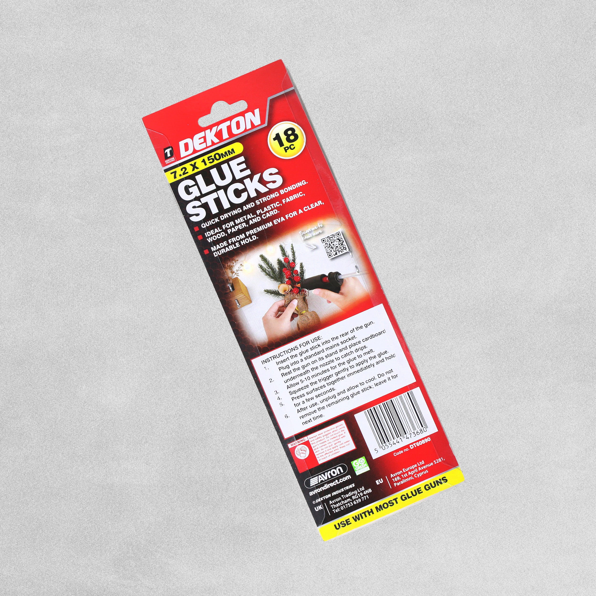 Dexton Glue Sticks 7.2 x 150mm Pack of 18