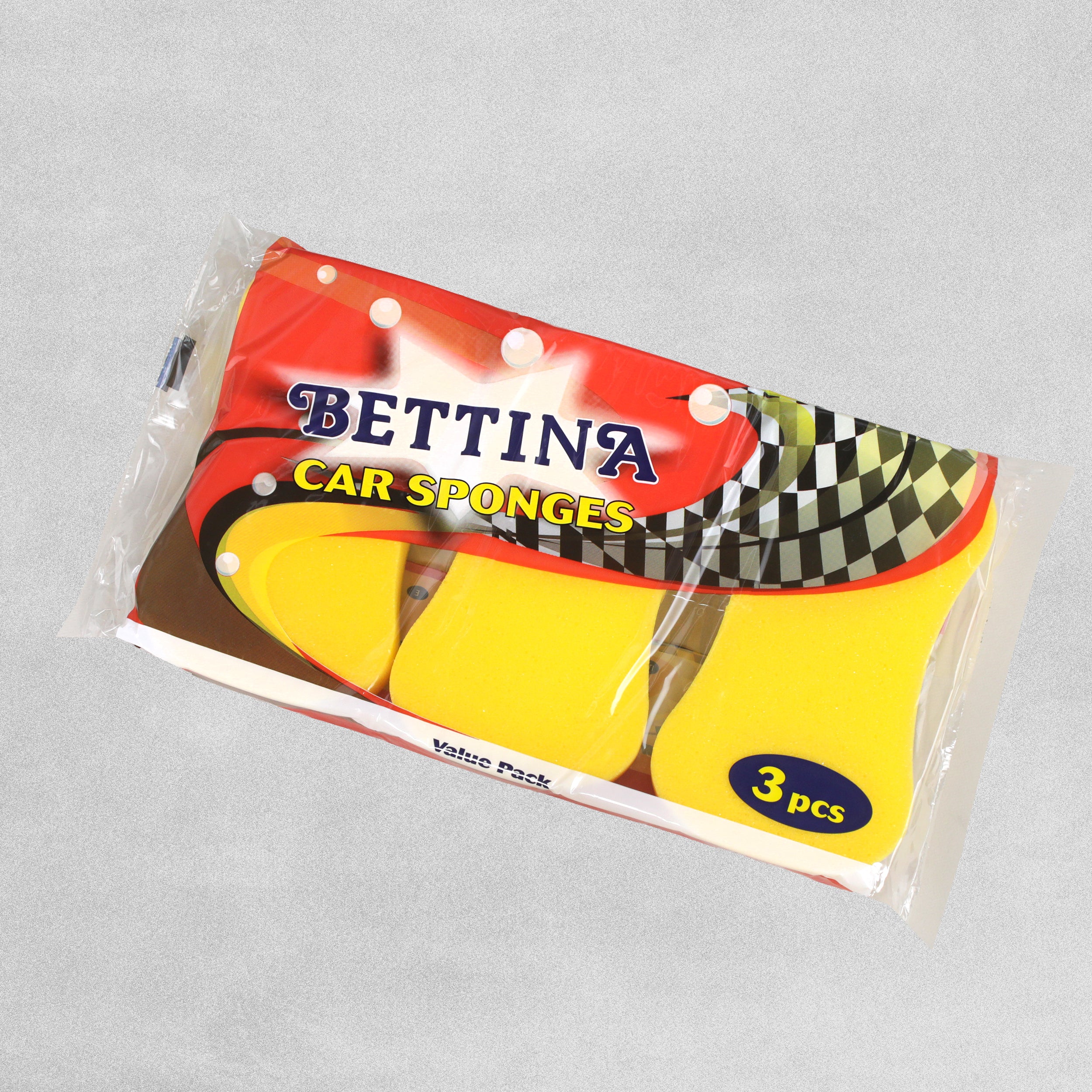 Bettina Car Sponges  3 pk