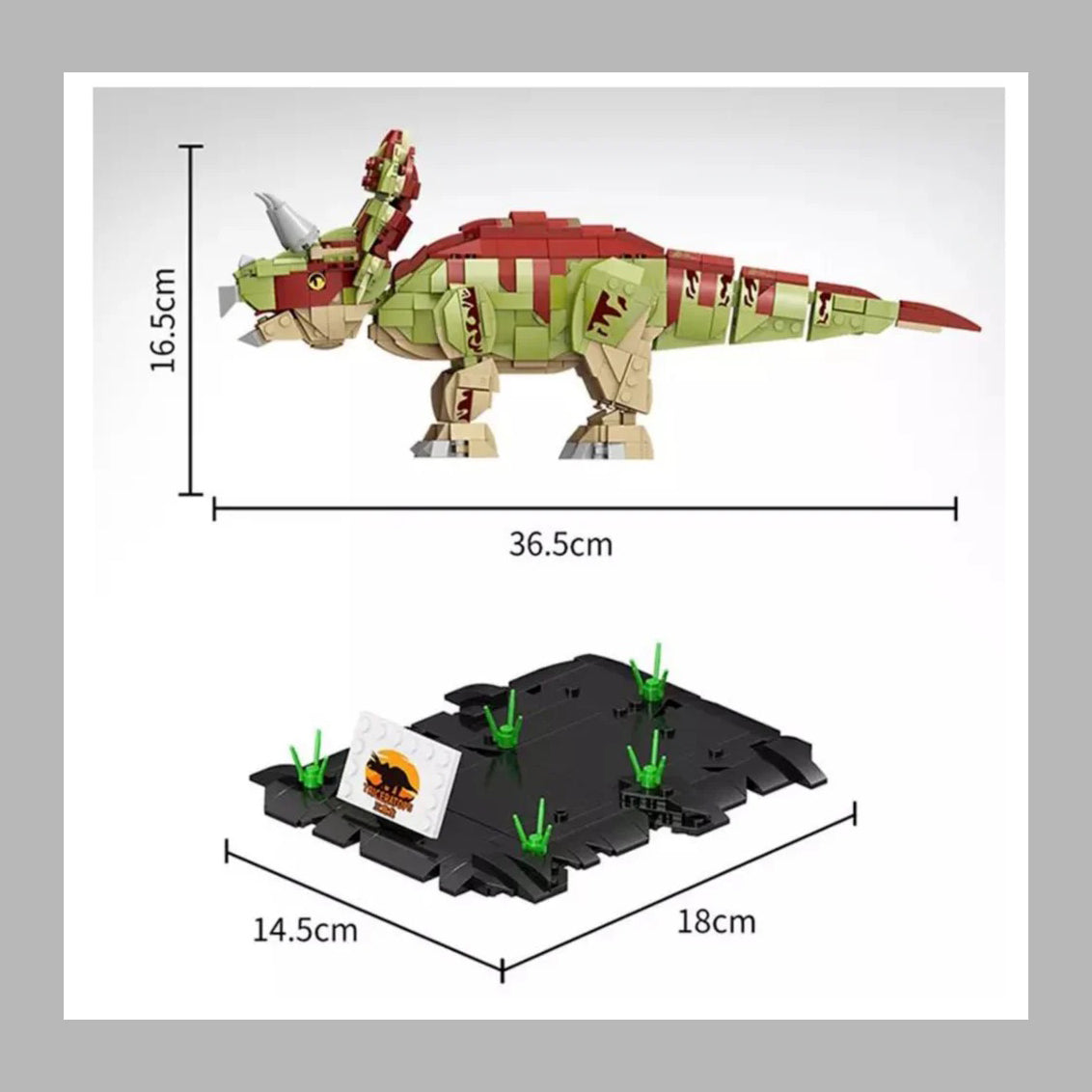 Triceratops Blocks 952 pieces Dinosaur
