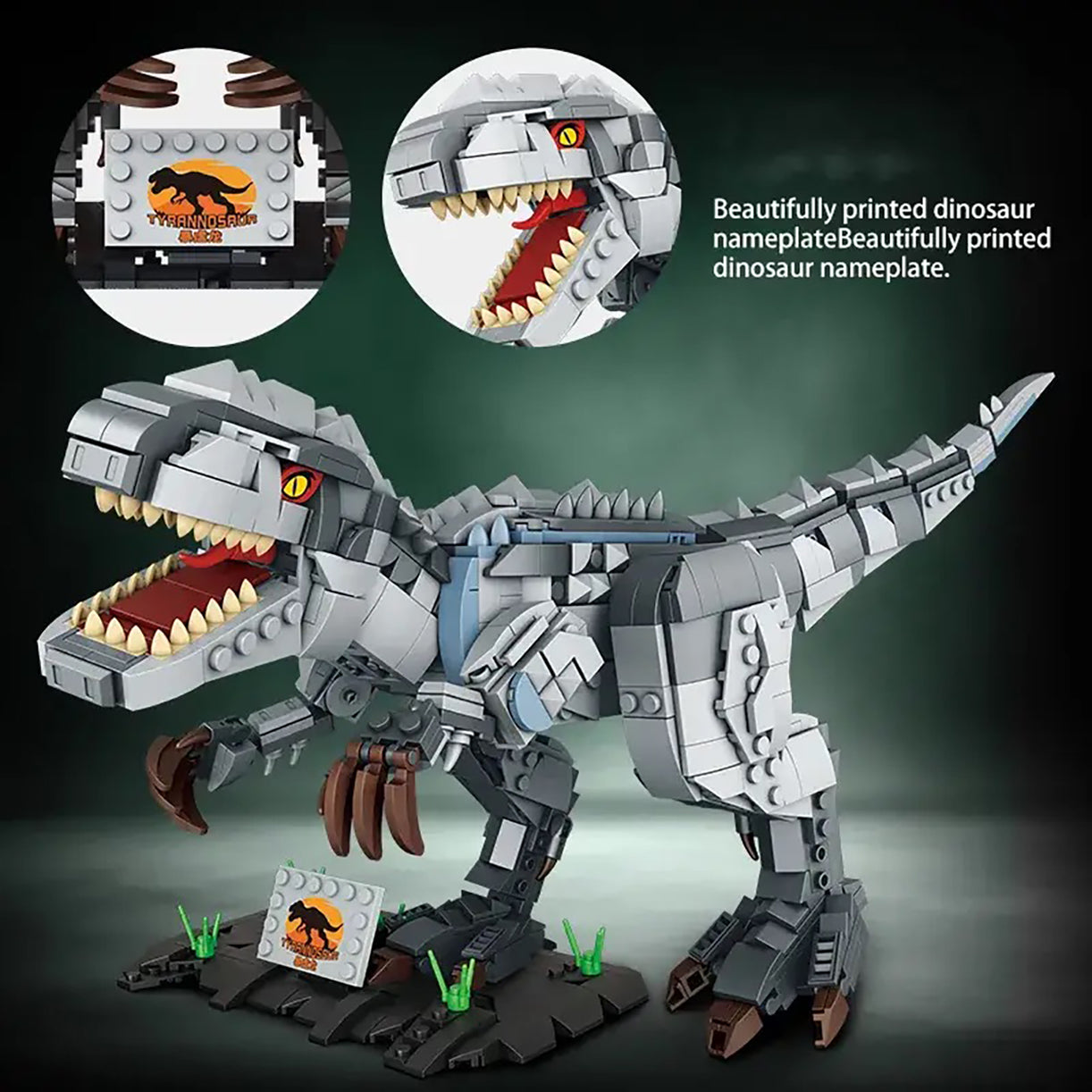 Tyrannosaurus Blocks 993 Piece Dinosaur T-Rex