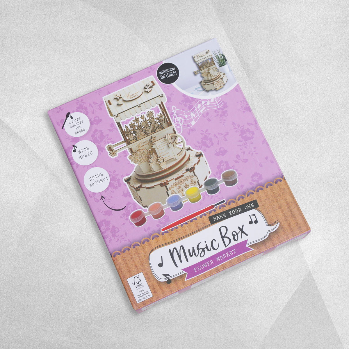 Lesser & Pavey Make Your Own Music Box - various designs