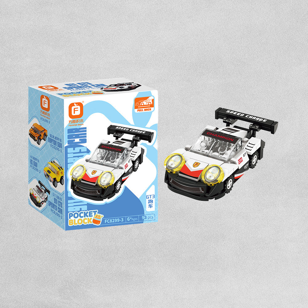 Pocket Block Vehicle 113pc - Assorted Designs