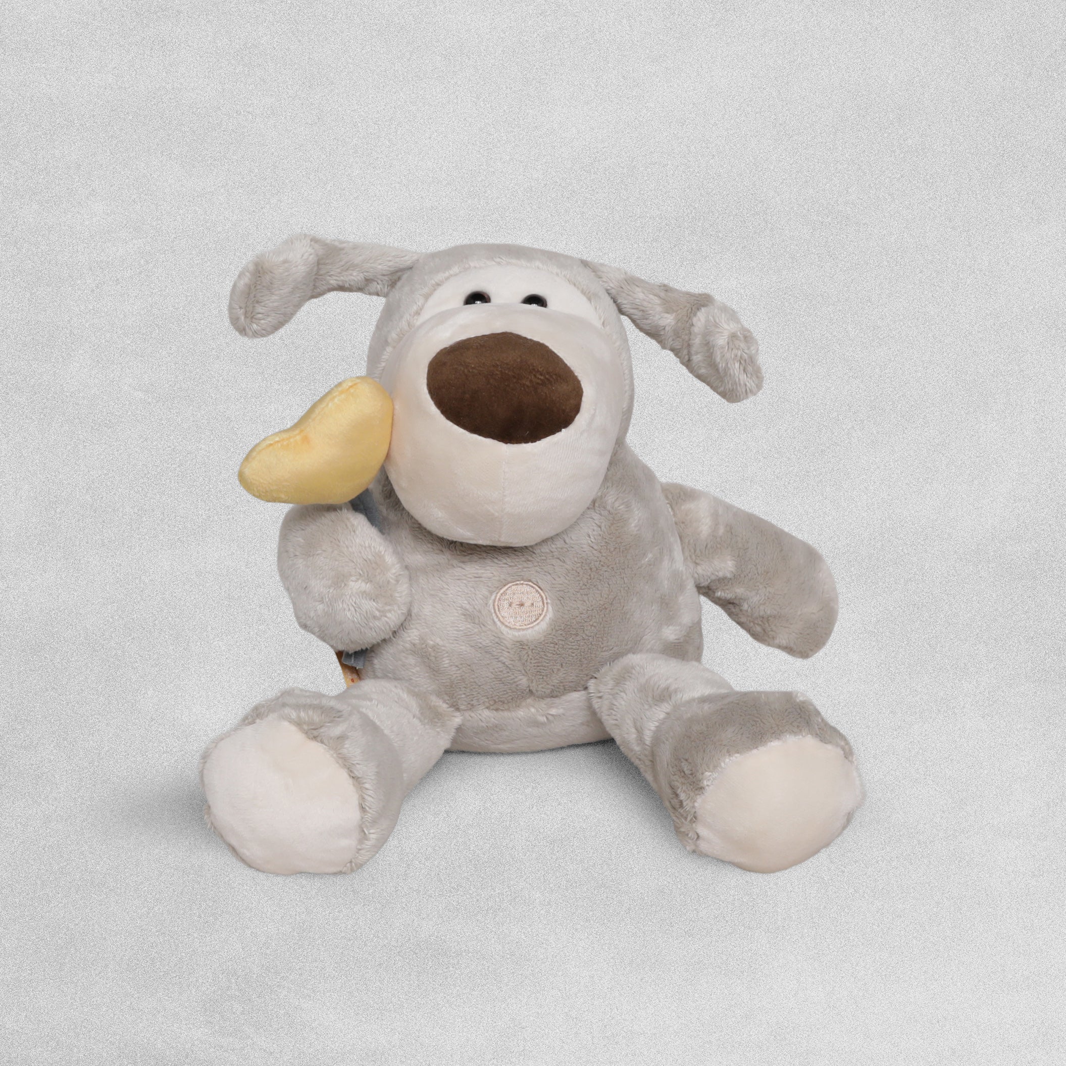 Boofle Medium 8" " Hello my name is Boofle , Can I come home with you " Plush Dog
