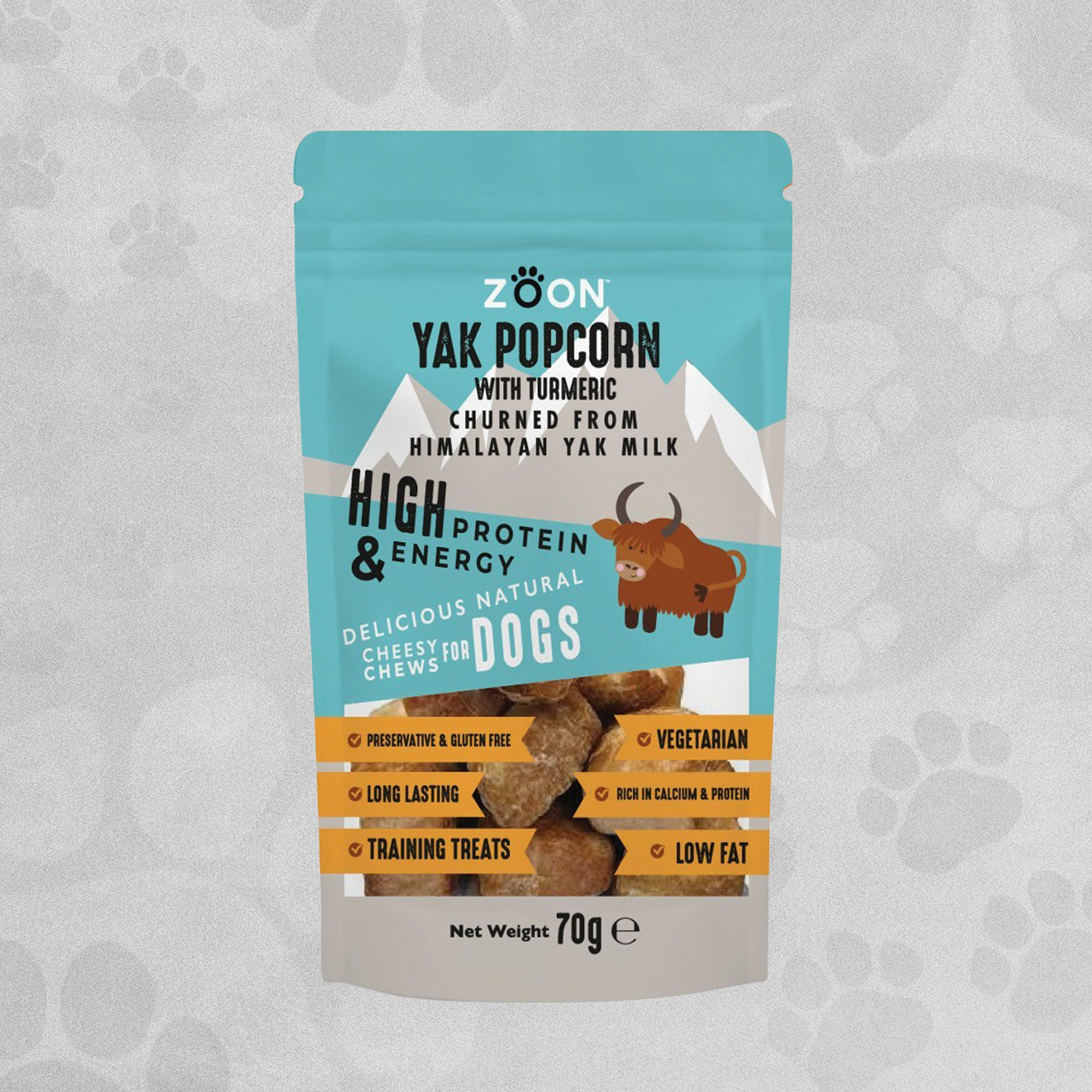 Zoon Yak Popcorn Cheesy Chews for Dogs various flavours