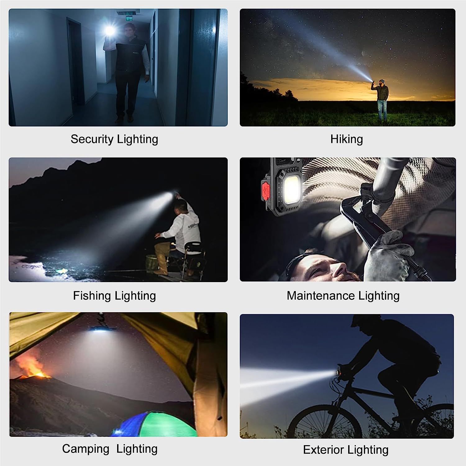 Extrastar LED Rechargeable Keychain With Light. 7 Modes 510 Lumens Max