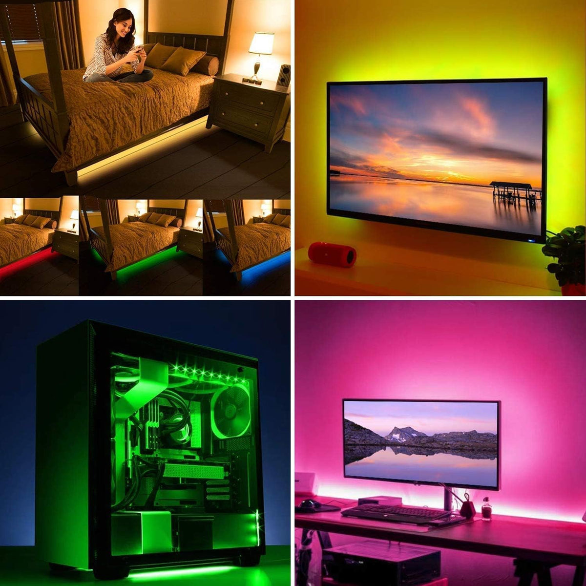 Extra Star 2m 60 Led-Strip Green Light